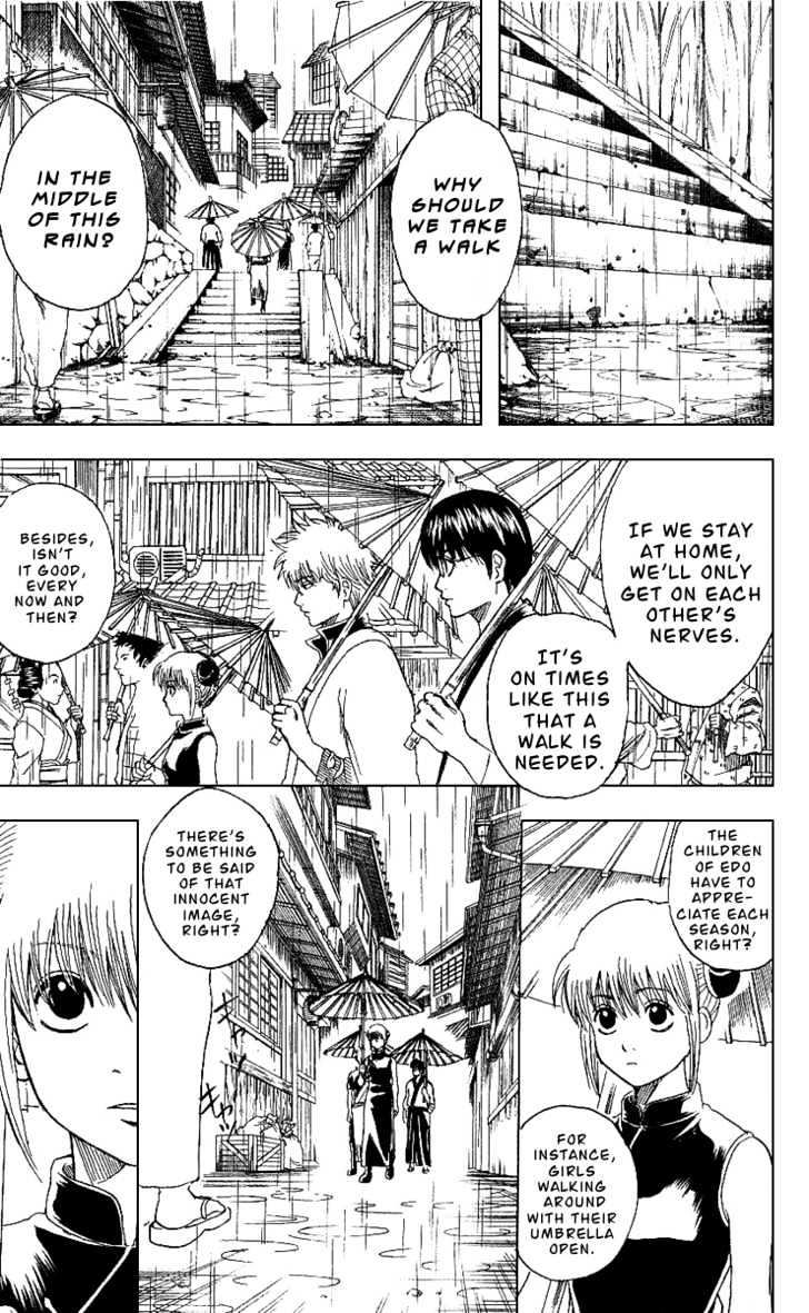 Gintama - Chapter 172 : I Hate Myself When I Forget The Vinyl Umbrella Even When There S A 100% Chance Of Rain