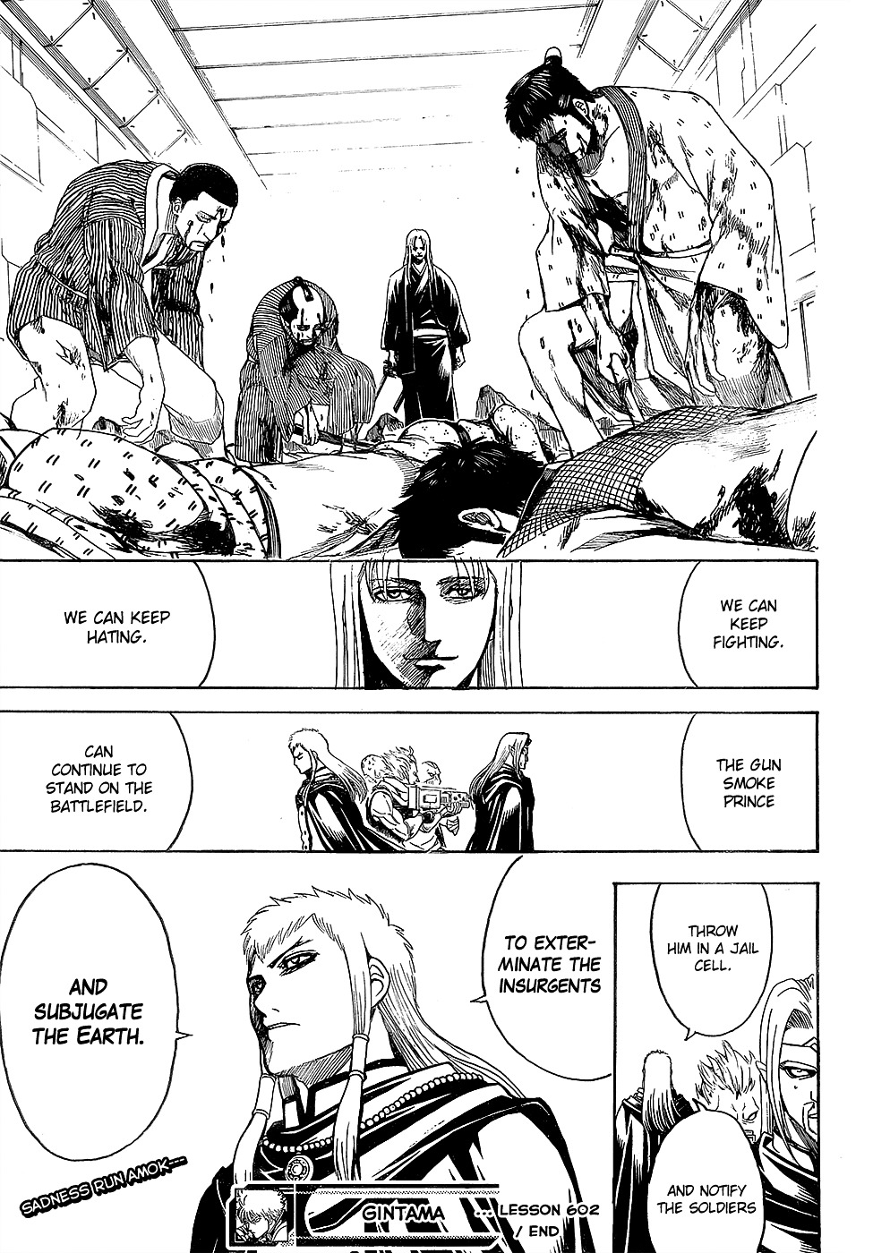 Gintama - Vol.67 Chapter 602 : Delinquent Kids Have Long Hair Going Down The Backs Of Their Necks