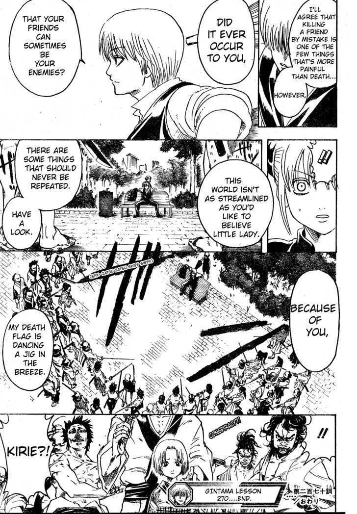 Gintama - Chapter 270 : Watch Out For Death Flags.