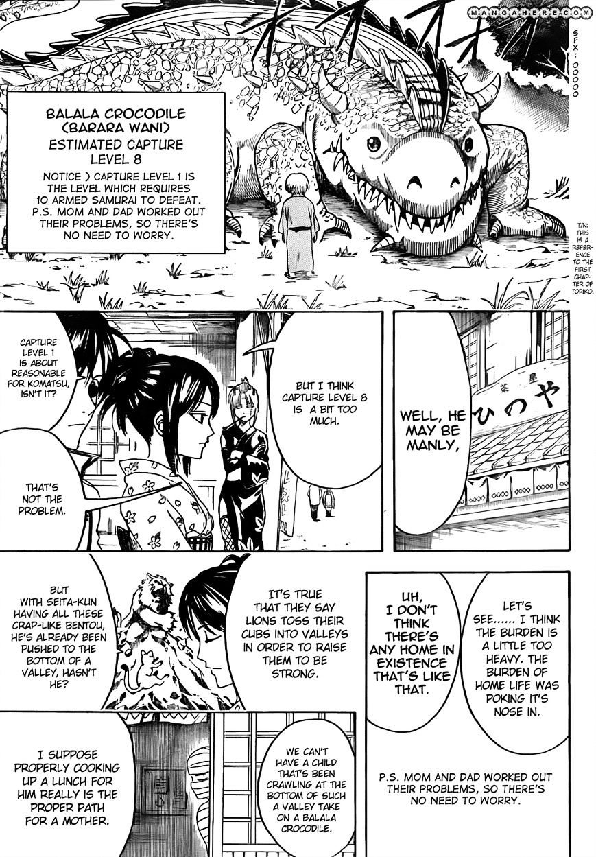 Gintama - Chapter 443 : Mommy S Bentou Are Always Too Cold And Somewhat Squashed