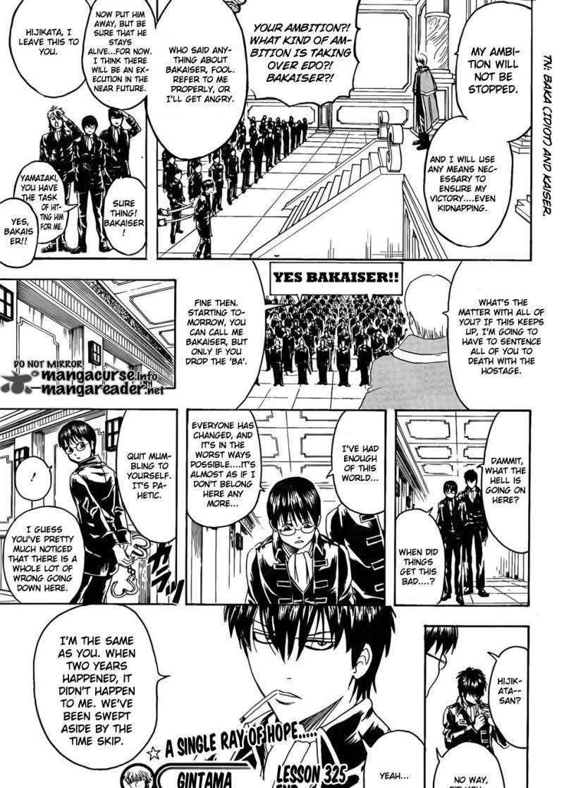 Gintama - Chapter 325 : Everyone Seems So Grown Up After Winter Vacation