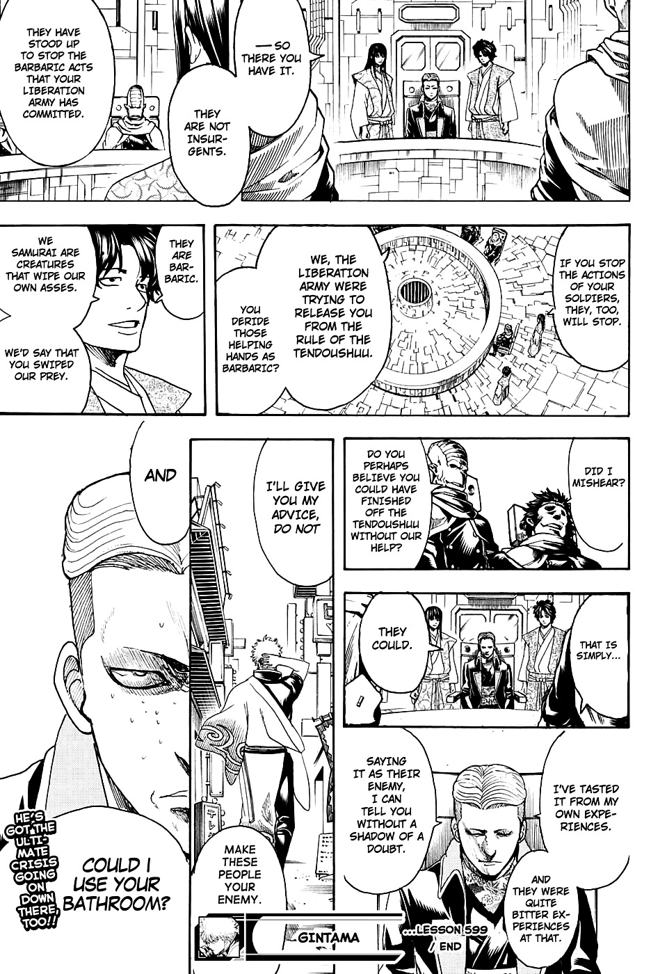 Gintama - Vol.67 Chapter 599 : Don T Go Overboard With Seasoning