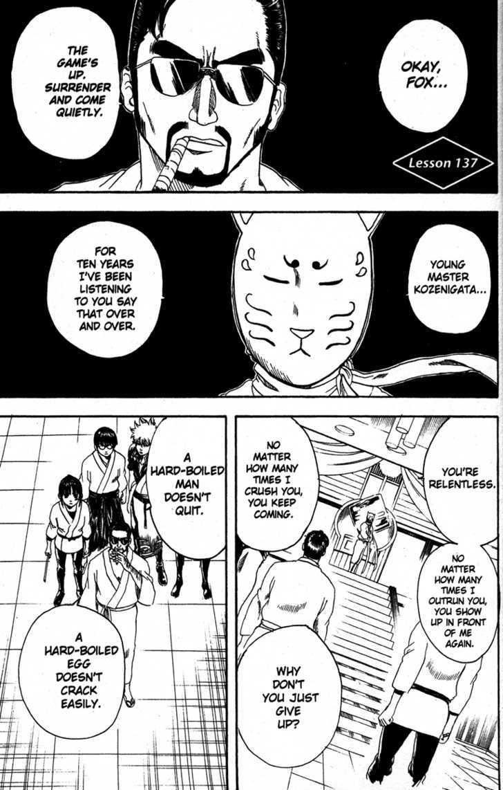 Gintama - Chapter 137 : A Hard-Boiled Egg Doesn T Get Crushed