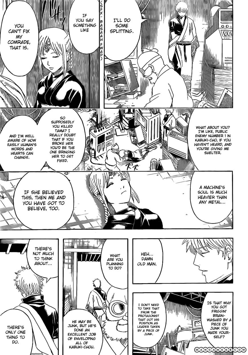 Gintama - Chapter 376 : Writing  Friend  And Reading It As  Enemy