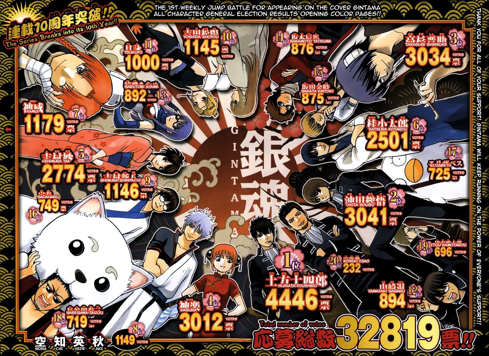 Gintama - Chapter 490 : Afros Of Justice And Betrayal