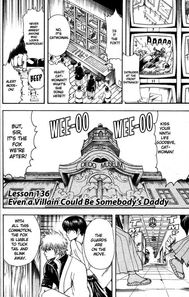 Gintama - Chapter 136 : Even A Villain Could Be Somebody S Daddy