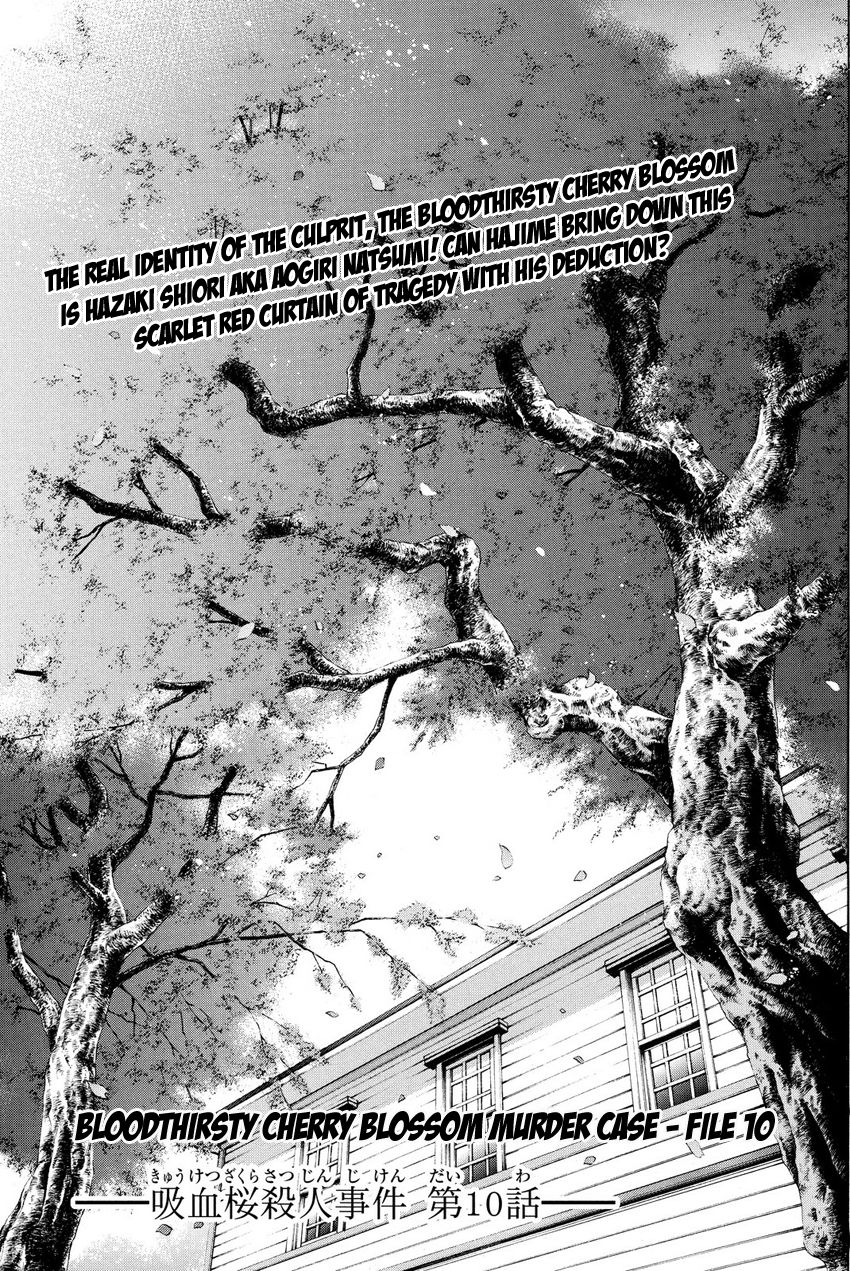 Kindaichi Shounen No Jikenbo R - Chapter 59 : Bloodthirsty Cherry Blossom Murder Case - File 10