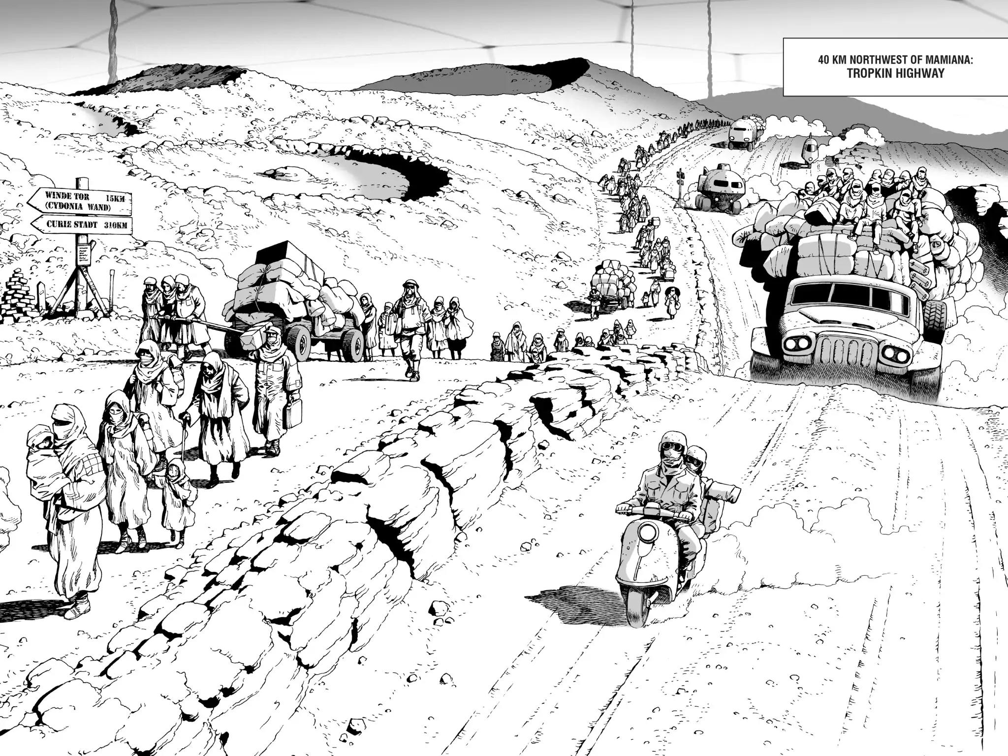 Gunnm Mars Chronicle - Chapter 5: The Trail Of Refugees