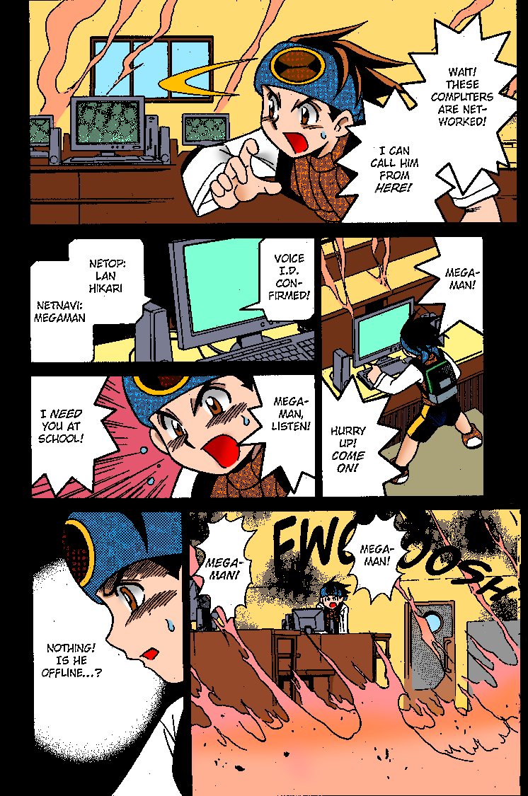 Mega Man Battle Network - Vol.1 Chapter 1: Battle In The New Century (Colored)