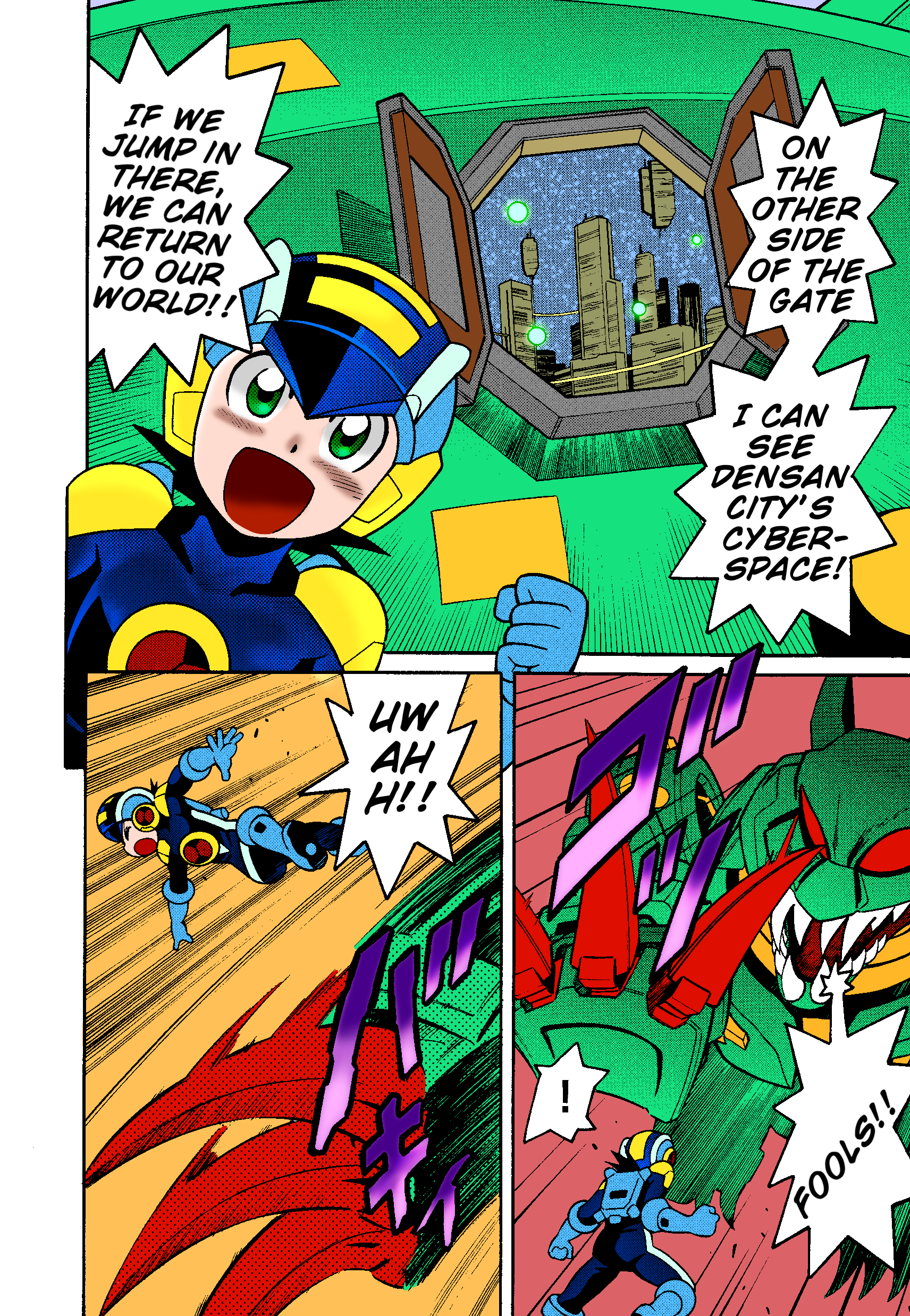 Mega Man Battle Network - Vol.13 Chapter 70.2: Pair's Journey Part 2 (Colored)