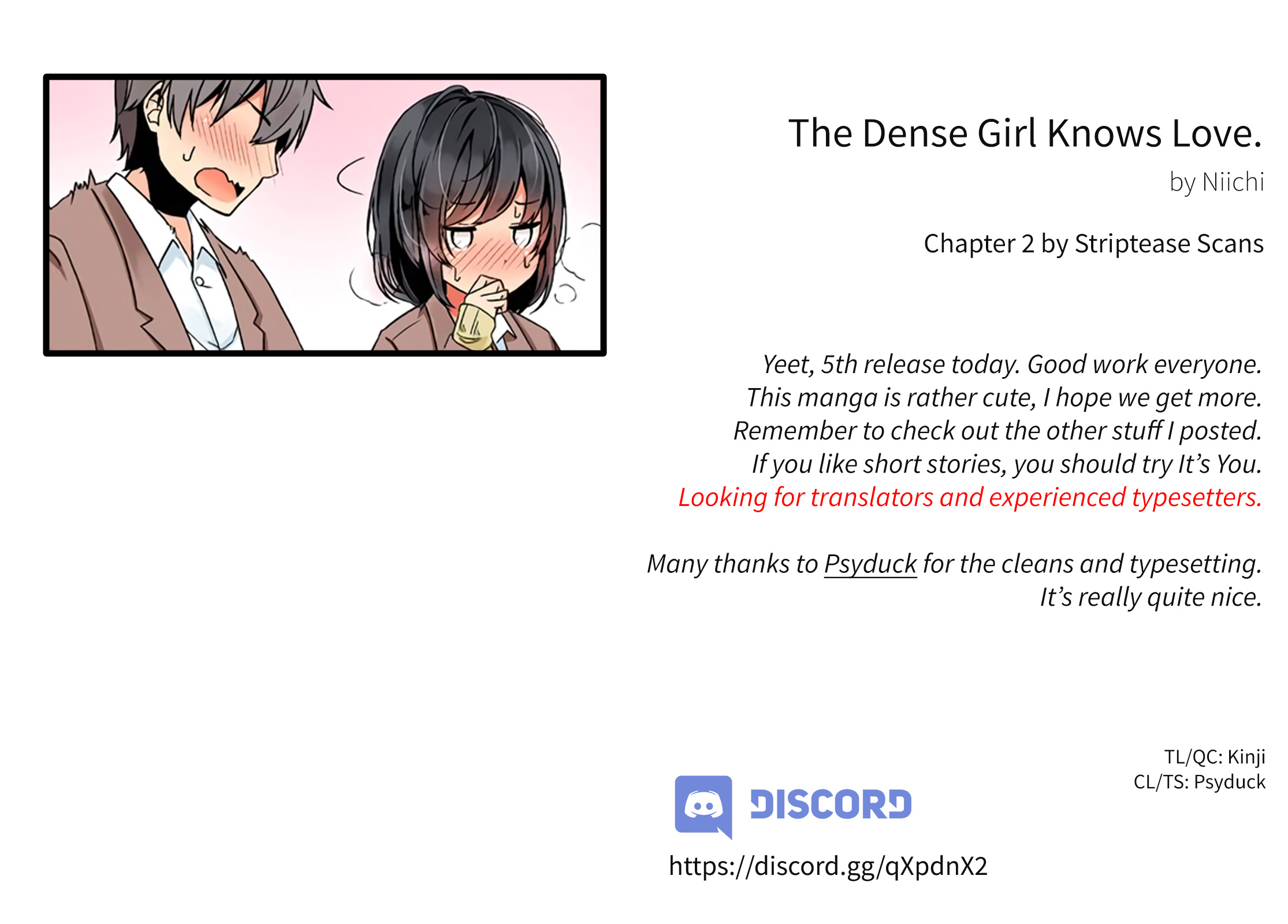 Girls À La Carte - Chapter 52: The Dense Girl Knows Love. (2)