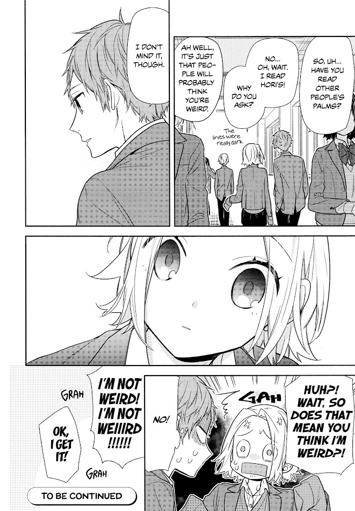 Hori-San To Miyamura-Kun - Chapter 110