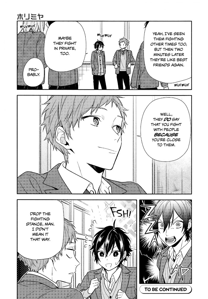 Hori-San To Miyamura-Kun - Chapter 111