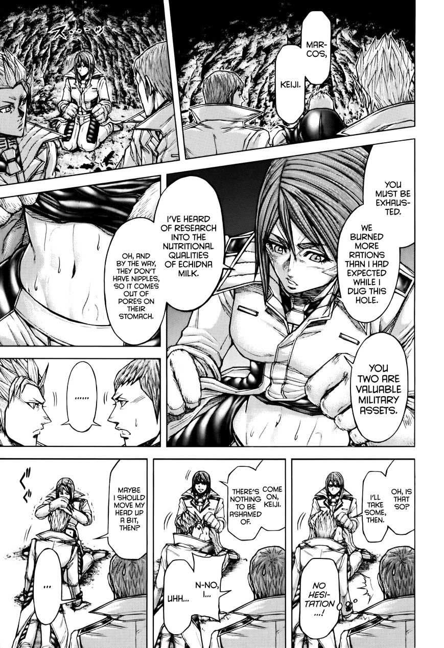 Terra Formars - Chapter 92 : The Front Of Un-Armament - High Above The Military World