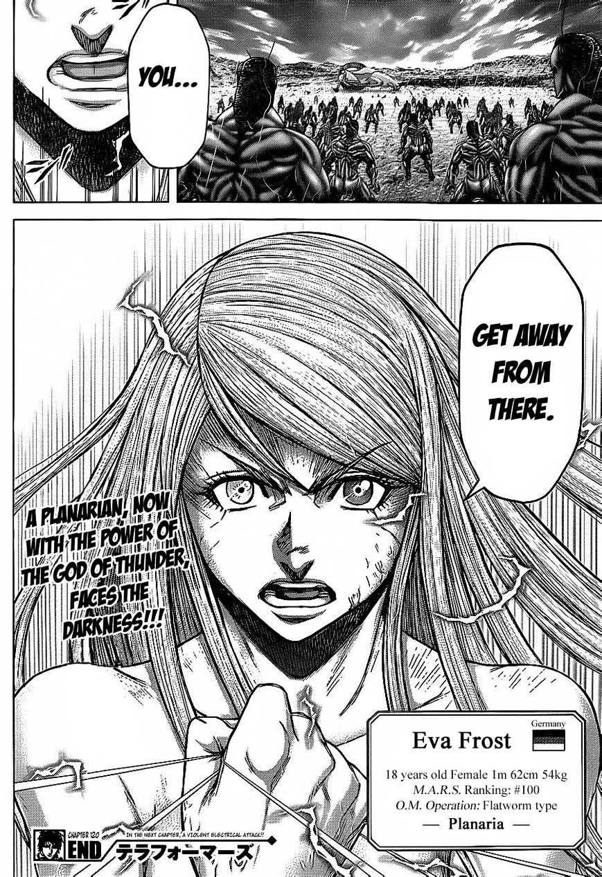 Terra Formars - Chapter 120 : Raise Light:amphibian