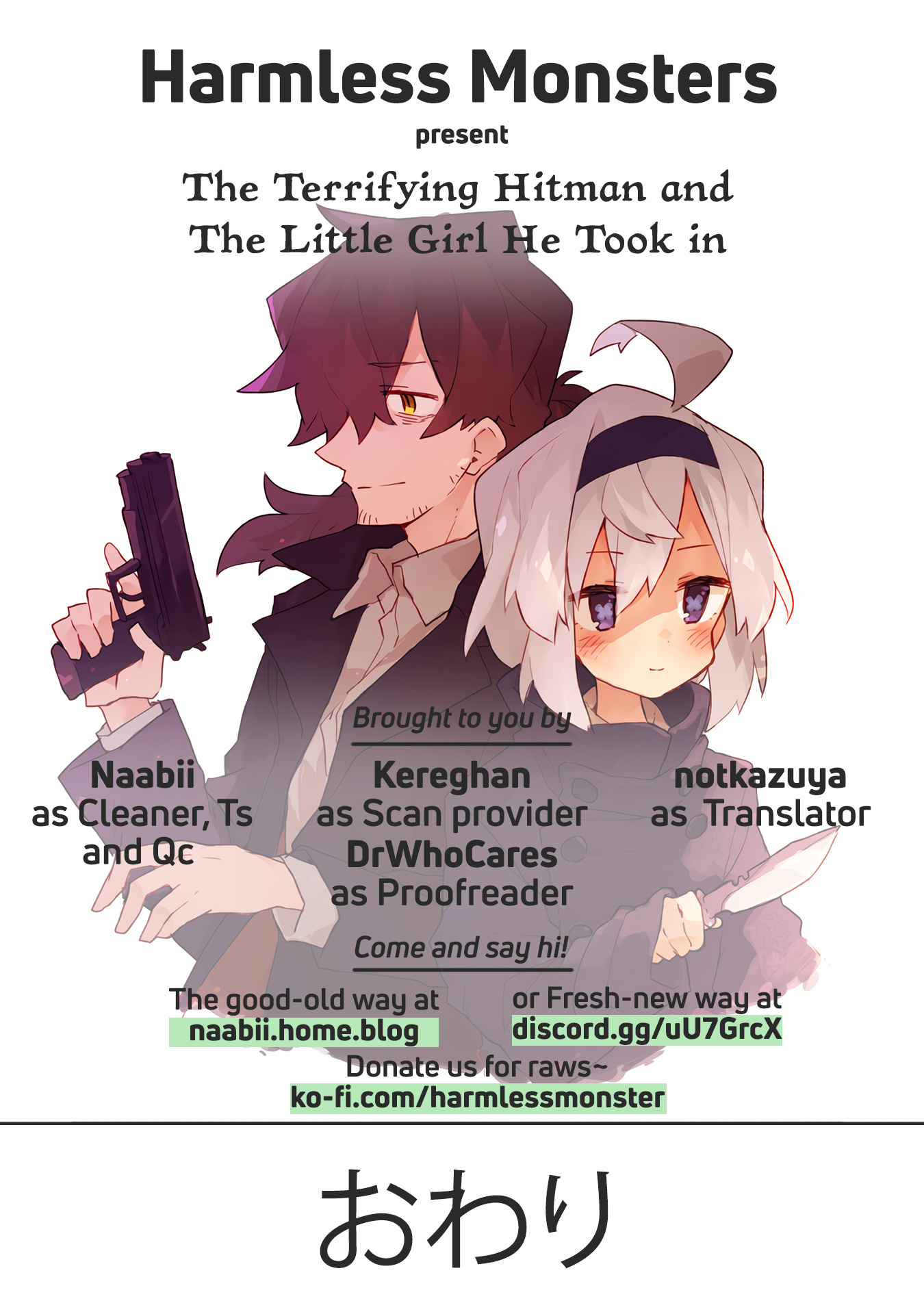 The Terrifying Hitman And The Little Girl He Took In (Fan Colored) - Vol.1 Chapter 10.5