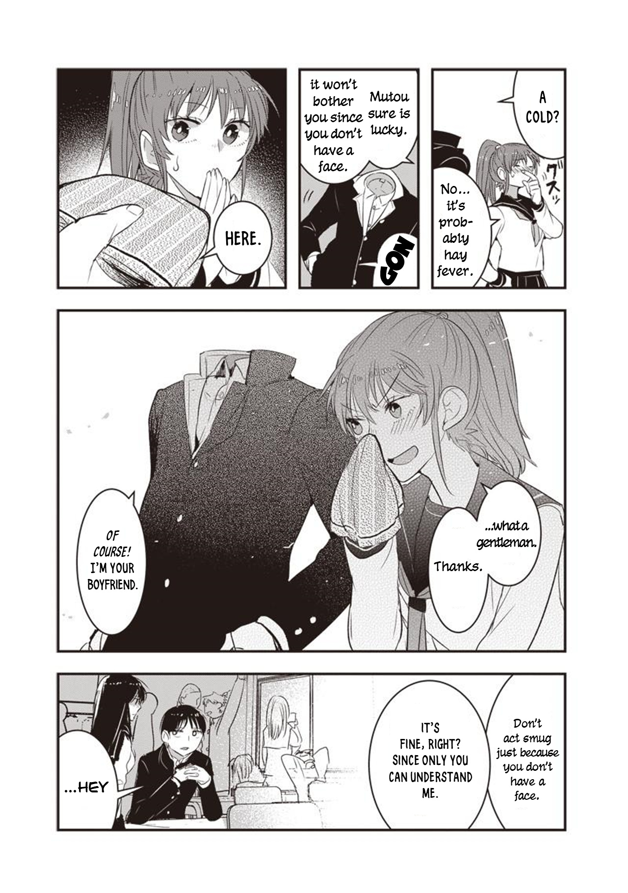 Kanojo Ni Awaseru Kao Ga Nai - Vol.2 Chapter 22: Mutou-Kun And The New Term