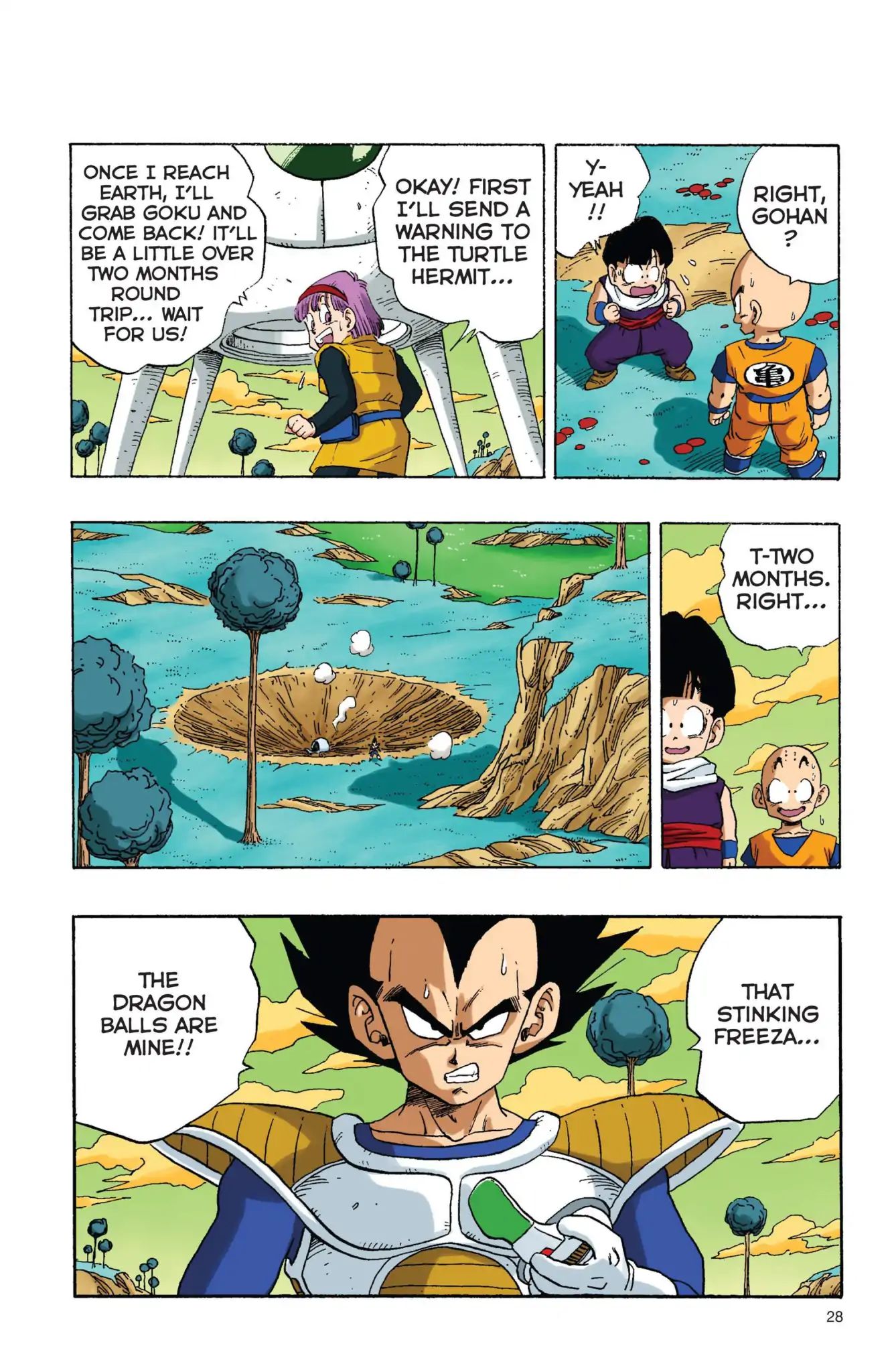 Dragon Ball Full Color Freeza Arc - Vol.1 Chapter 002: Planet Namek, Cold And Dark