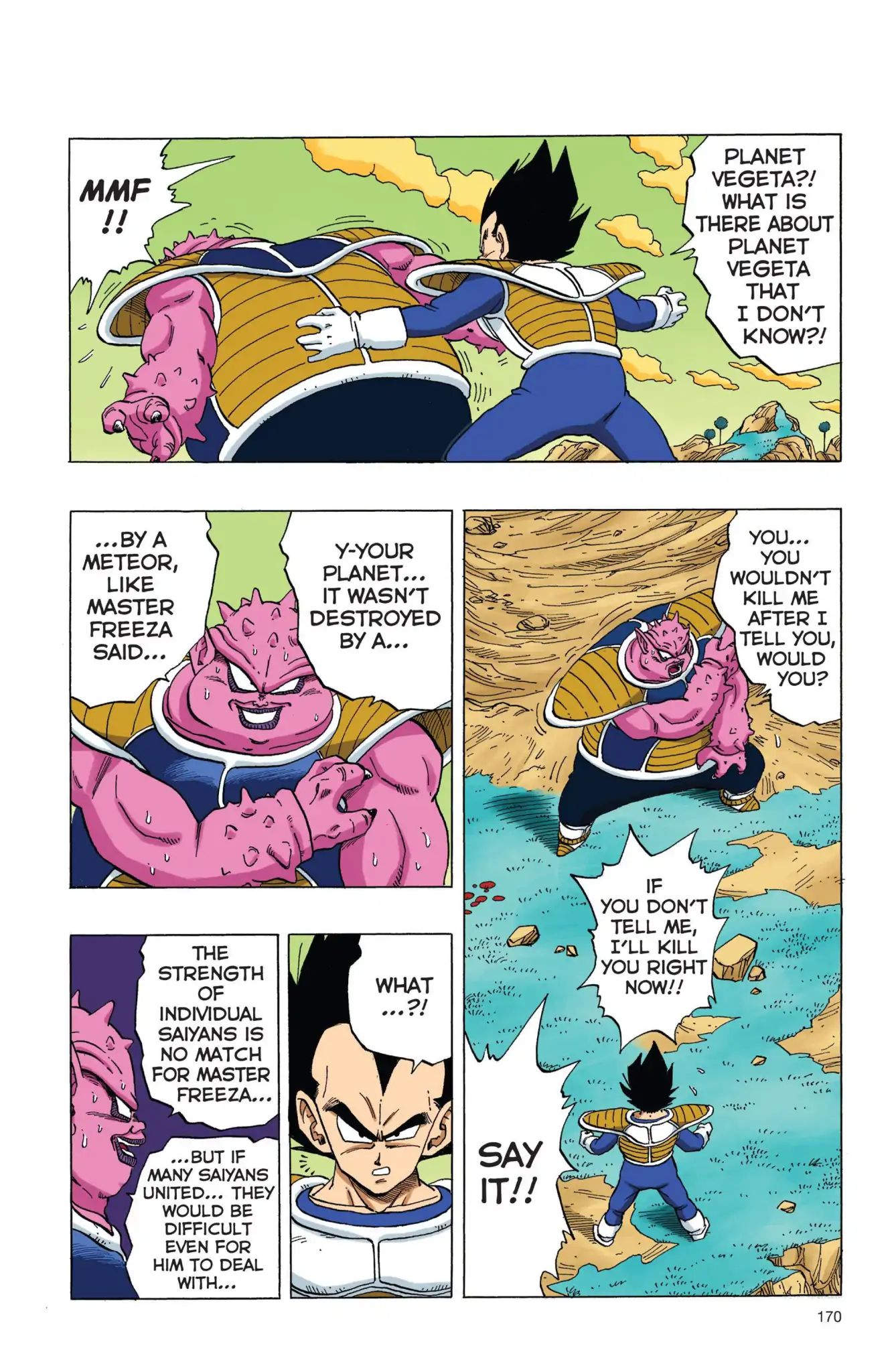 Dragon Ball Full Color Freeza Arc - Vol.1 Chapter 012: Vegeta Vs. Dodoria