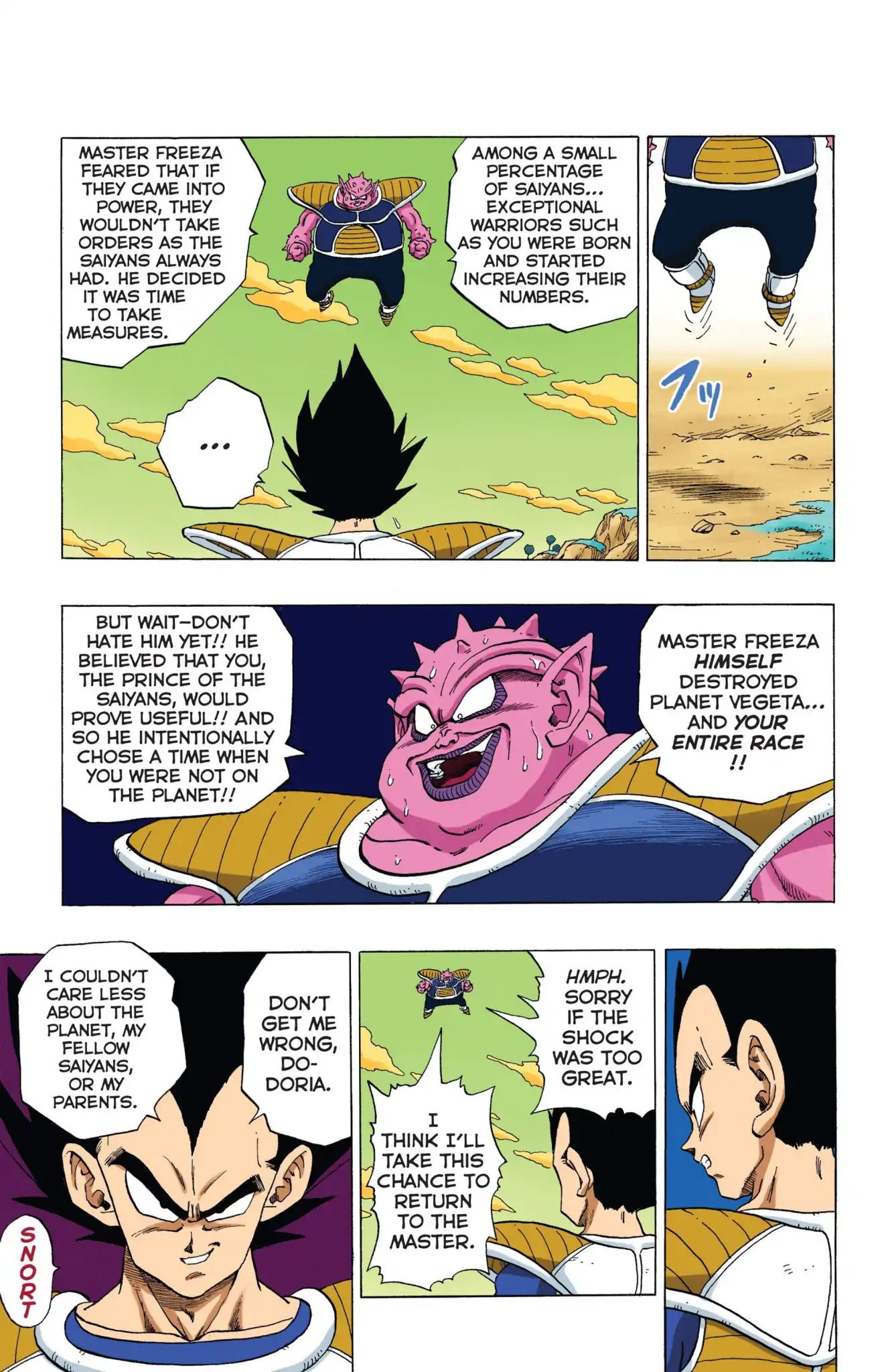 Dragon Ball Full Color Freeza Arc - Vol.1 Chapter 012: Vegeta Vs. Dodoria