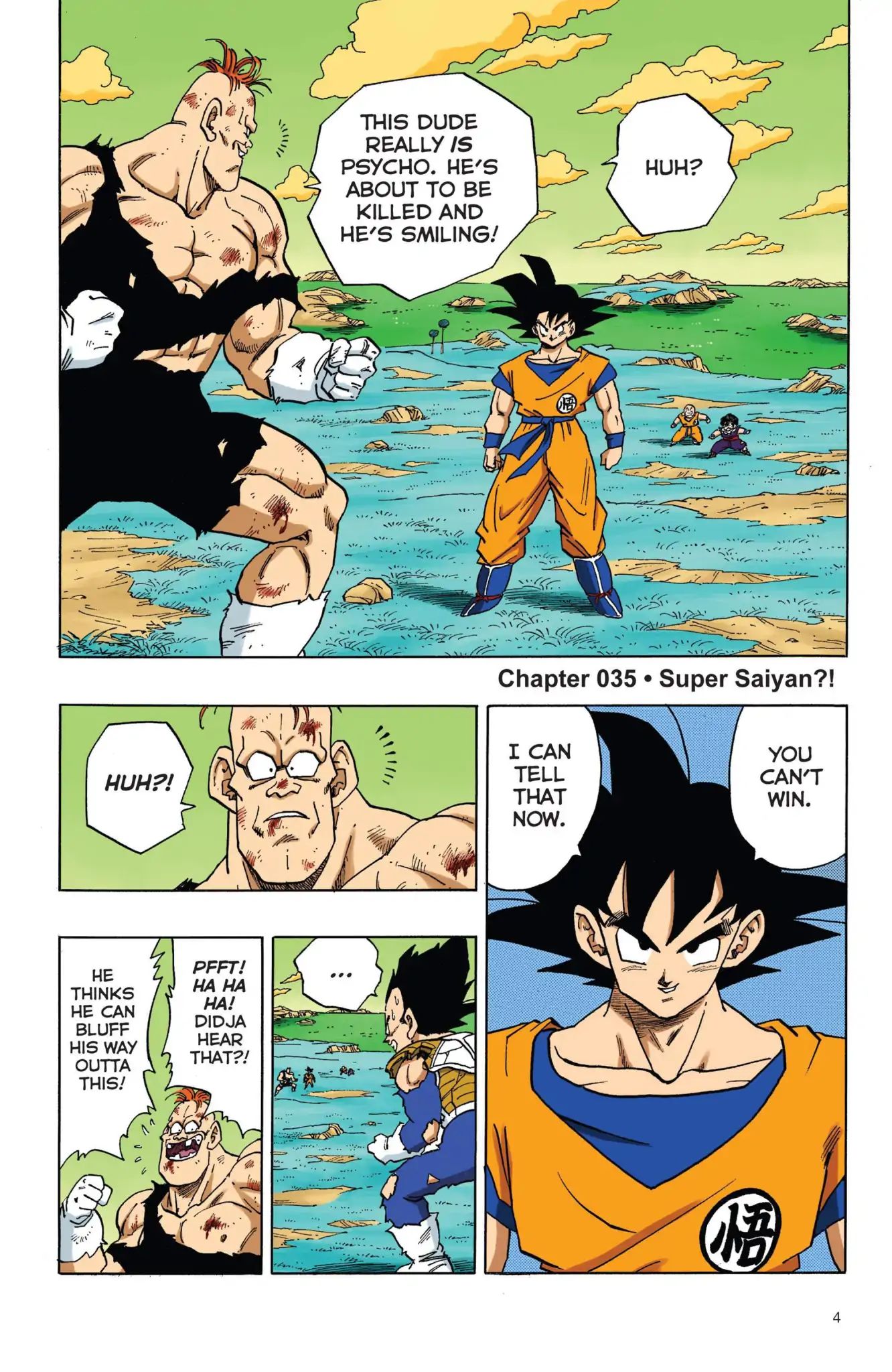 Dragon Ball Full Color Freeza Arc - Vol.3 Chapter 035: Super Saiyan?!