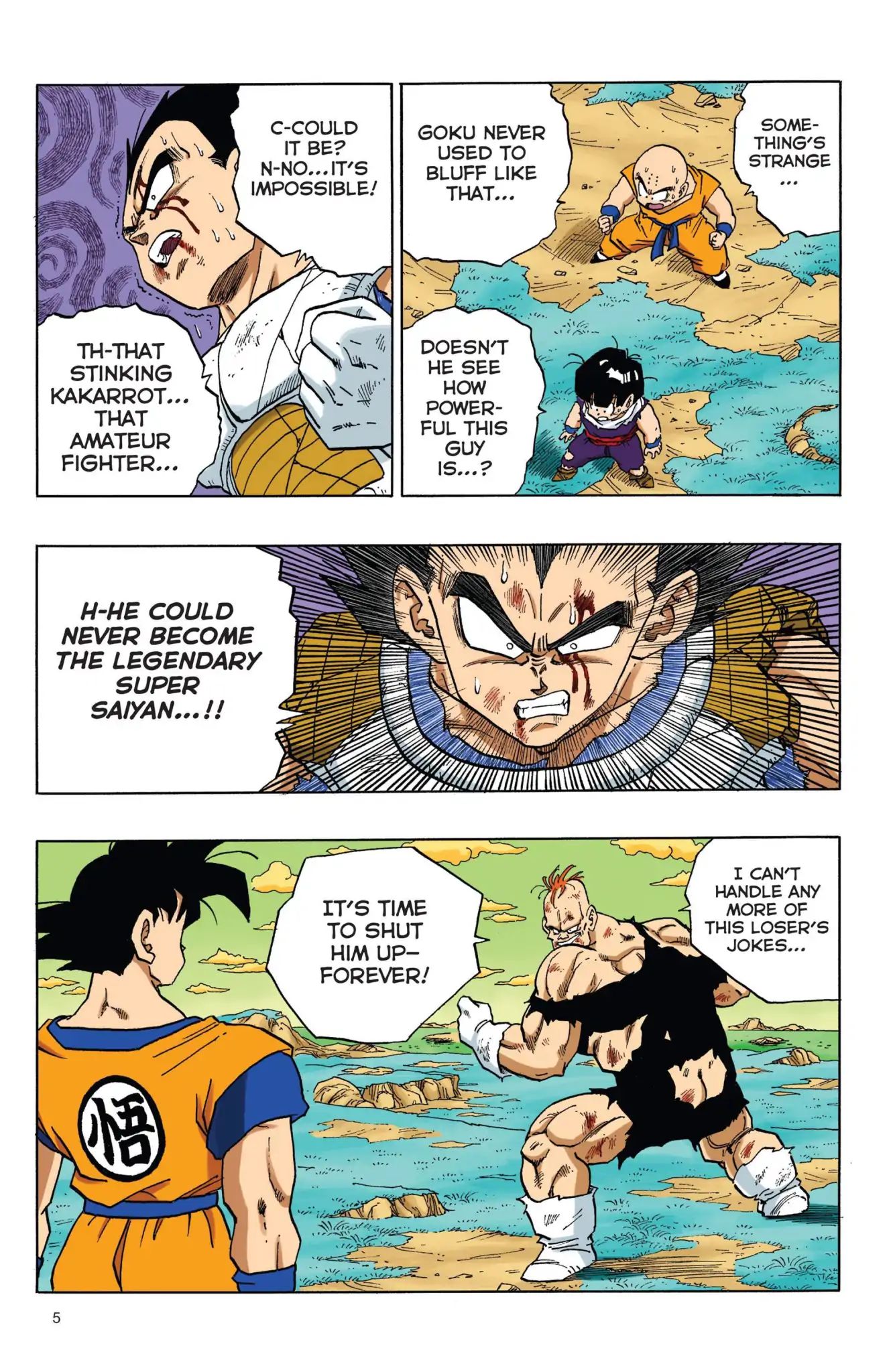 Dragon Ball Full Color Freeza Arc - Vol.3 Chapter 035: Super Saiyan?!