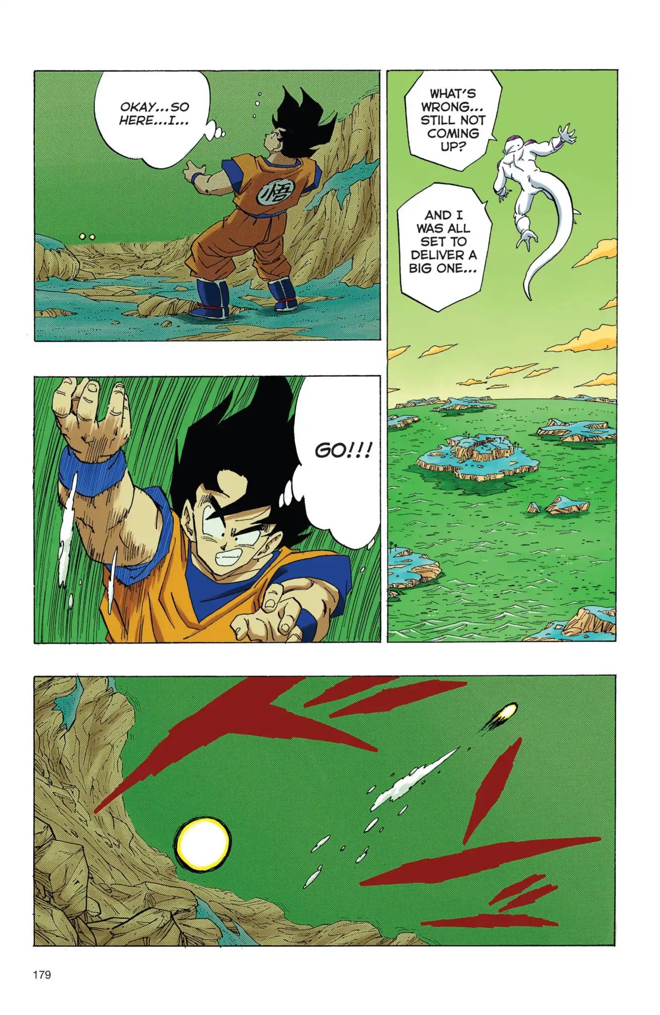 Dragon Ball Full Color Freeza Arc - Vol.4 Chapter 064: Underwater Battle