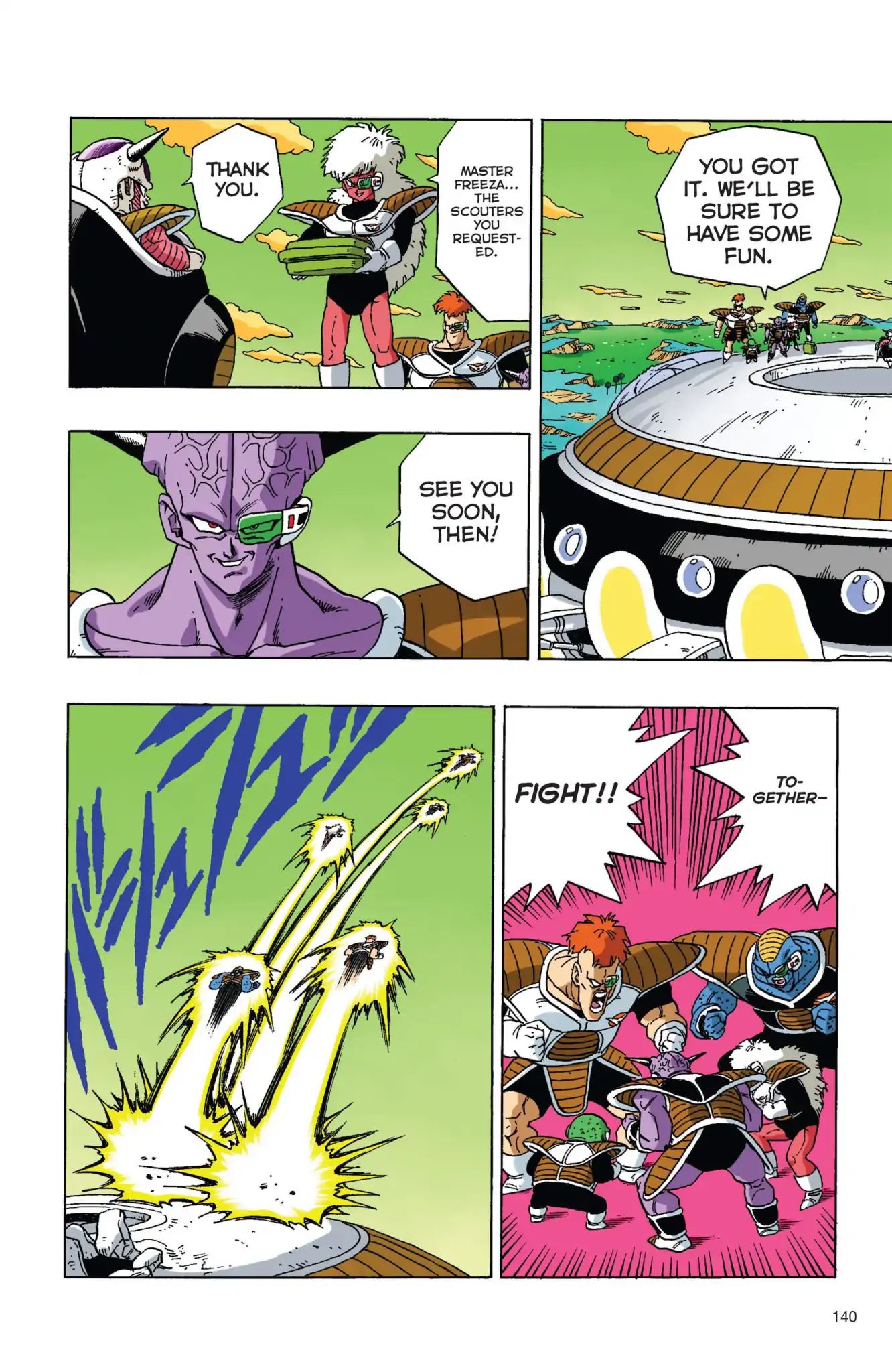 Dragon Ball Full Color Freeza Arc - Vol.2 Chapter 027: The Ginyu Force