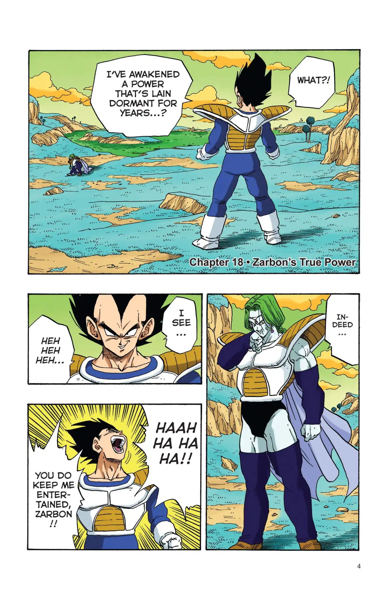 Dragon Ball Full Color Freeza Arc - Vol.2 Chapter 018: Zarbon S True Power