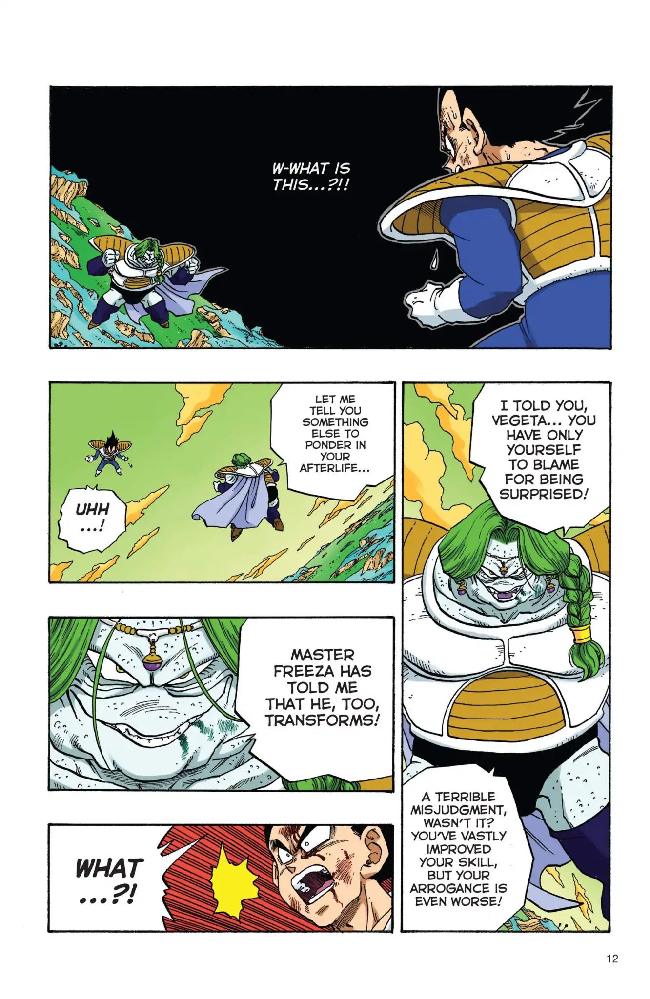 Dragon Ball Full Color Freeza Arc - Vol.2 Chapter 018: Zarbon S True Power