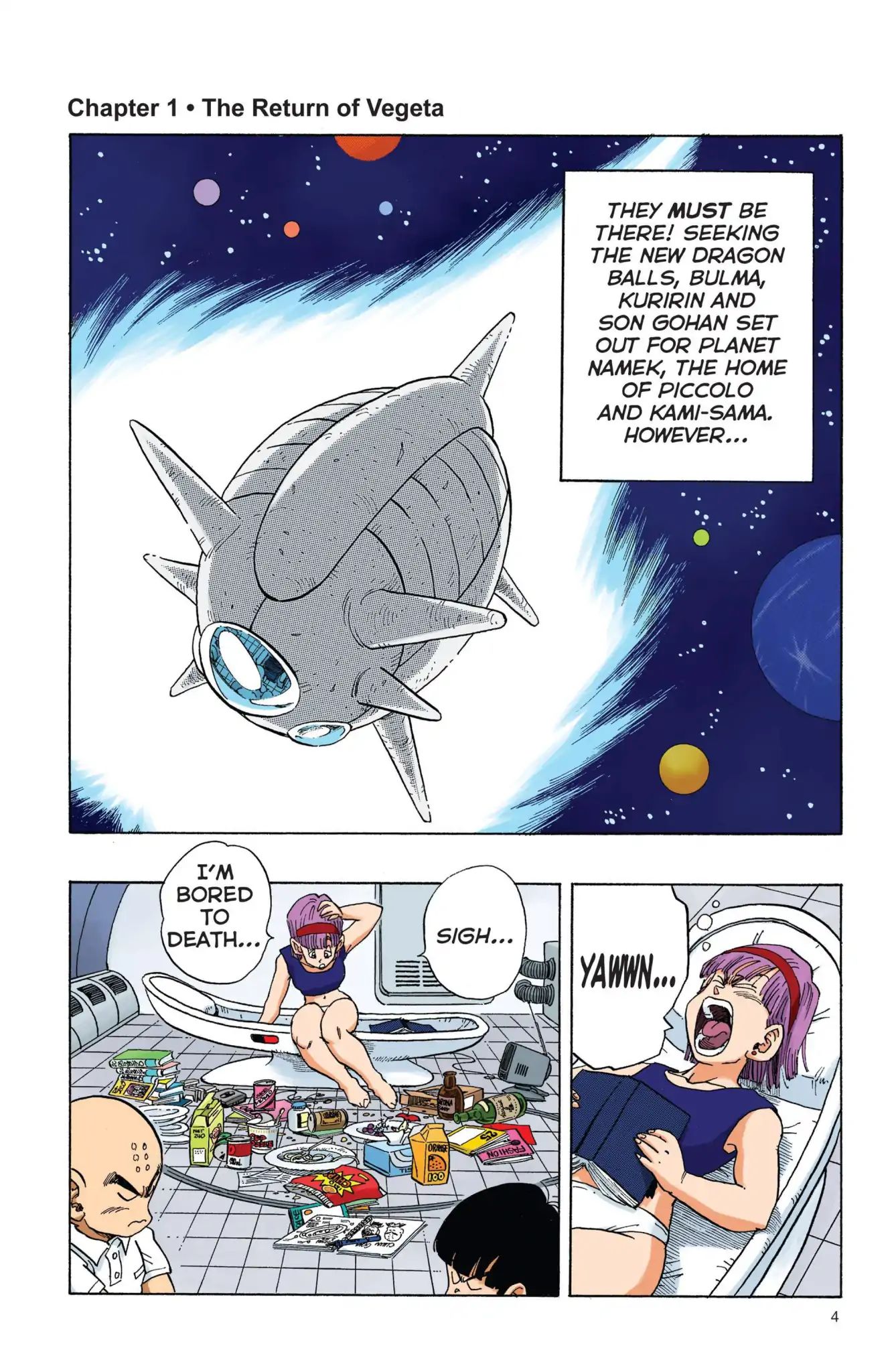 Dragon Ball Full Color Freeza Arc - Vol.1 Chapter 001: The Return Of Vegeta