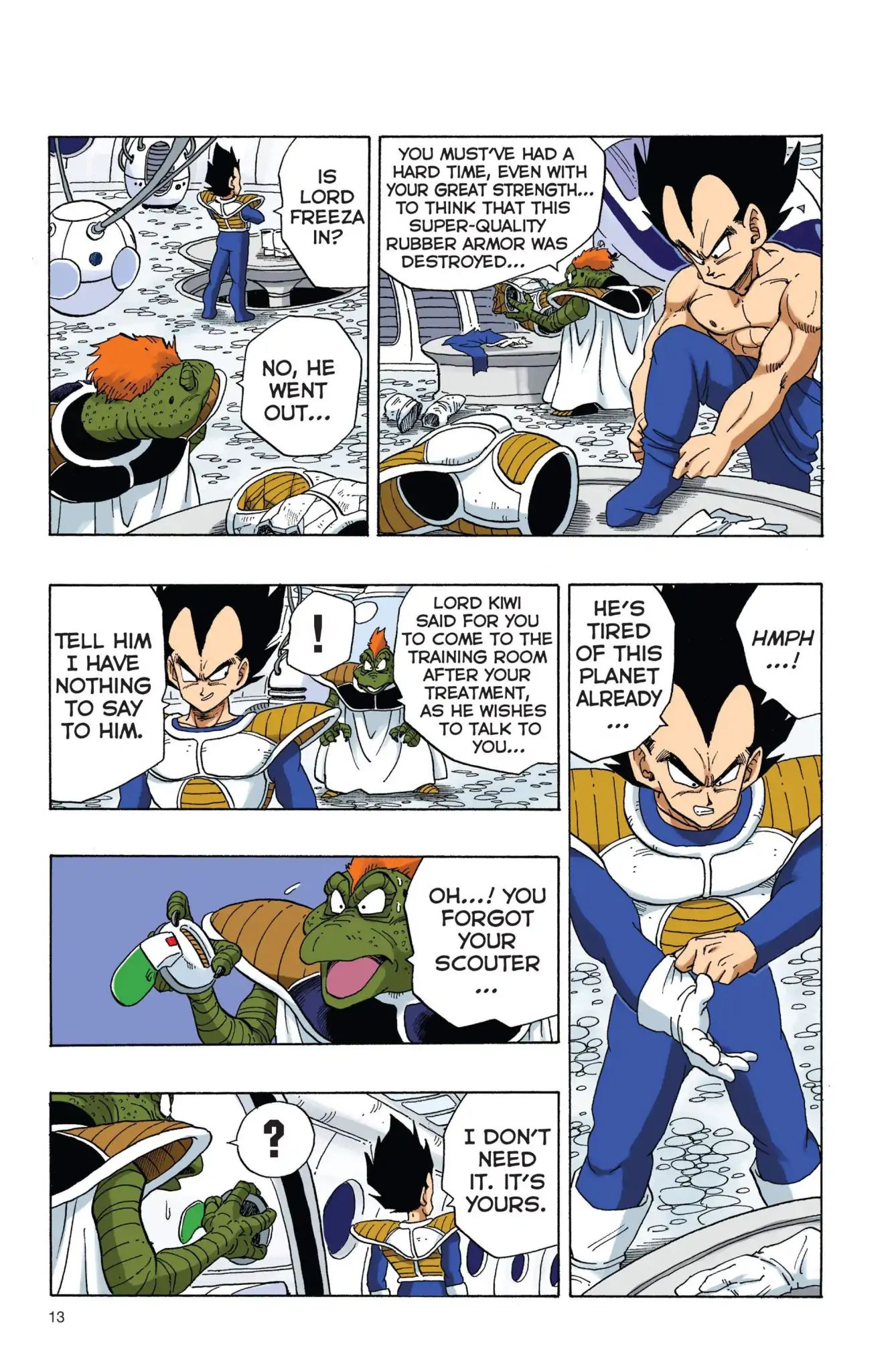 Dragon Ball Full Color Freeza Arc - Vol.1 Chapter 001: The Return Of Vegeta