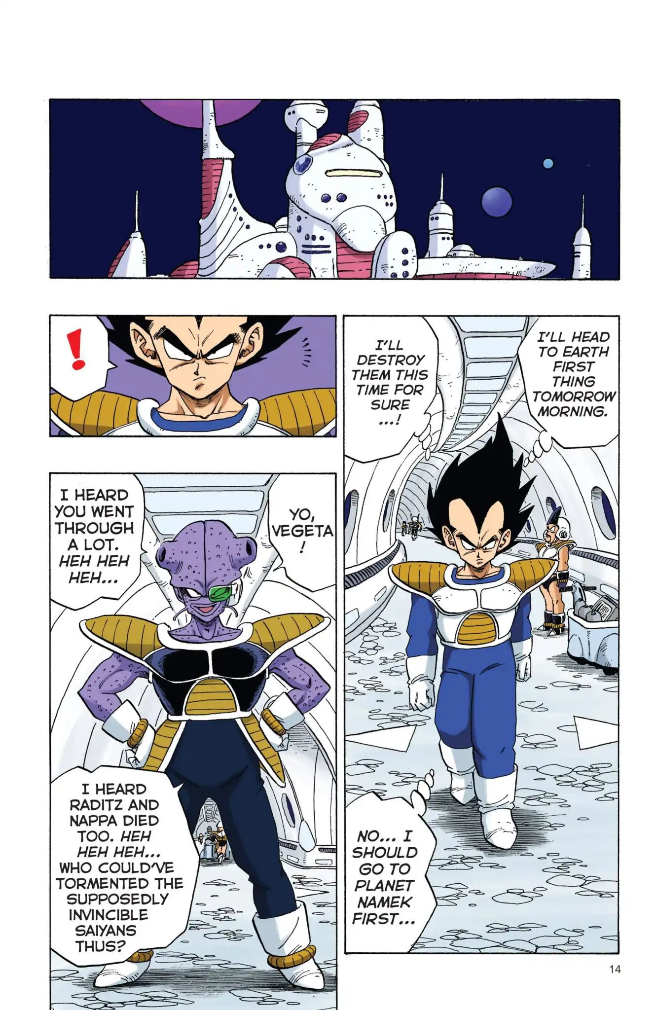 Dragon Ball Full Color Freeza Arc - Vol.1 Chapter 001: The Return Of Vegeta