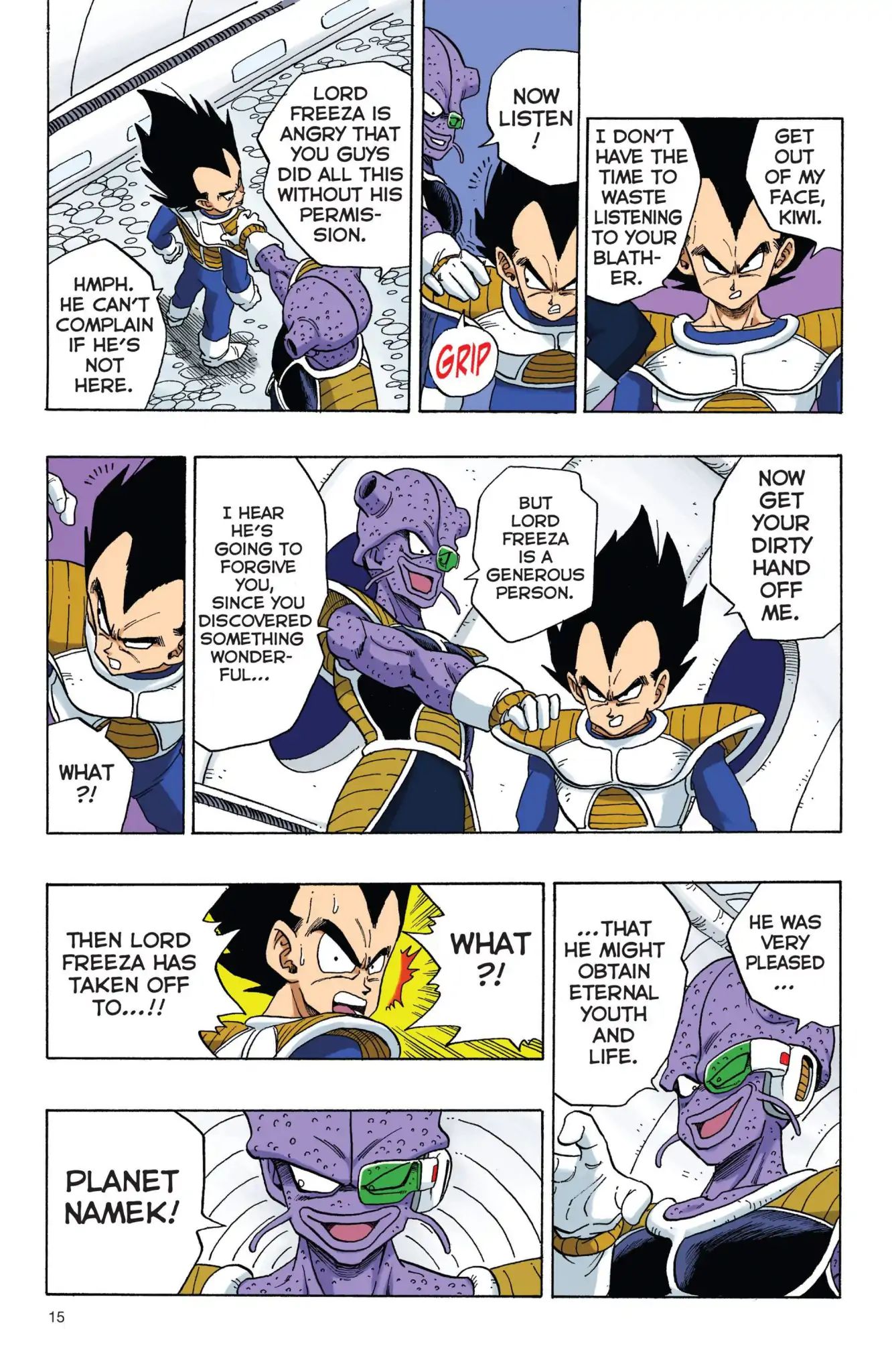 Dragon Ball Full Color Freeza Arc - Vol.1 Chapter 001: The Return Of Vegeta