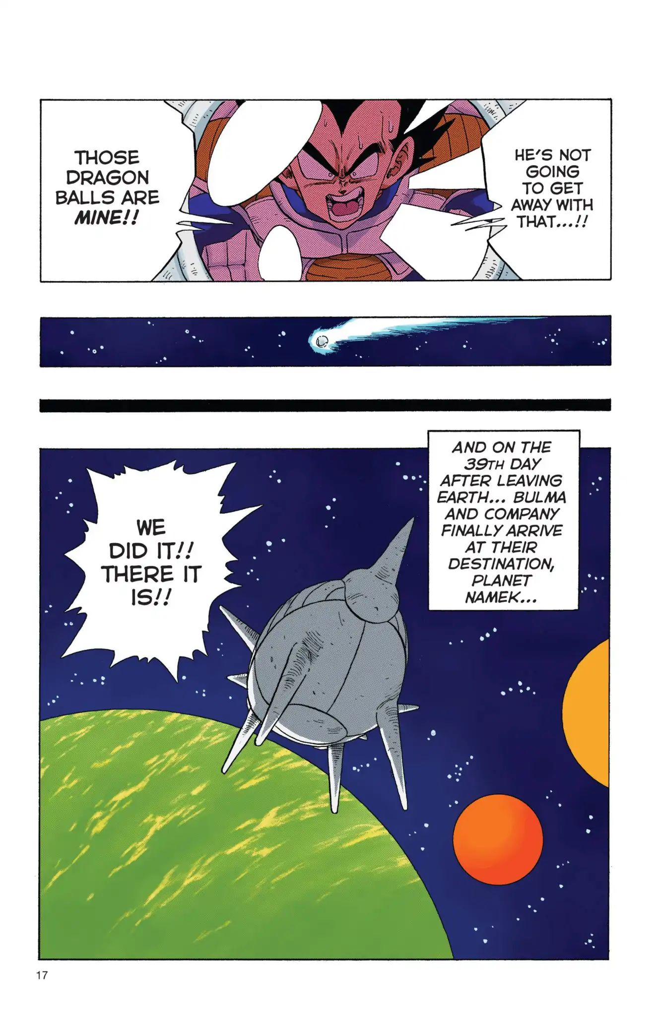 Dragon Ball Full Color Freeza Arc - Vol.1 Chapter 001: The Return Of Vegeta