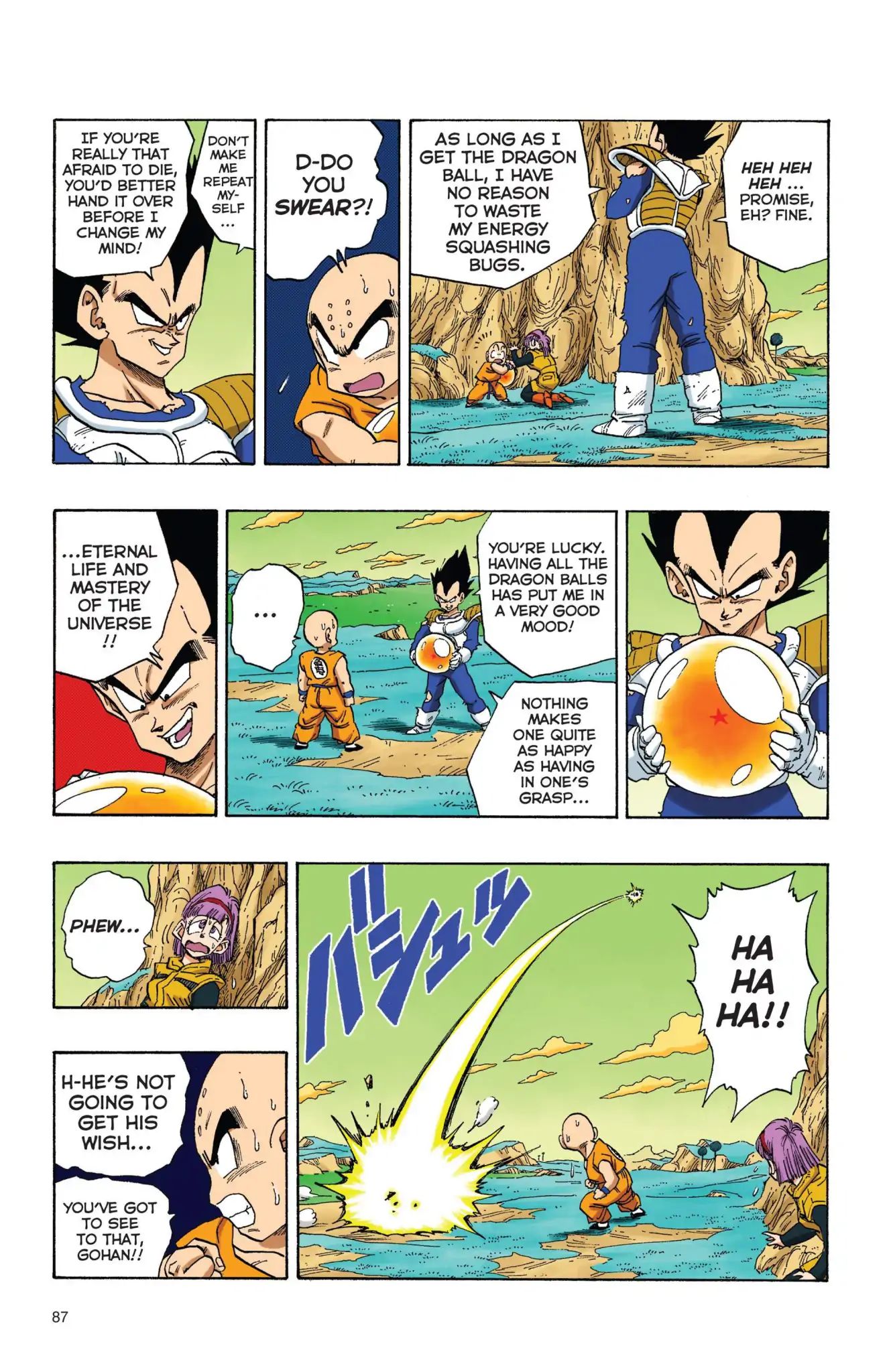 Dragon Ball Full Color Freeza Arc - Vol.2 Chapter 023: Vegeta In Overdrive!