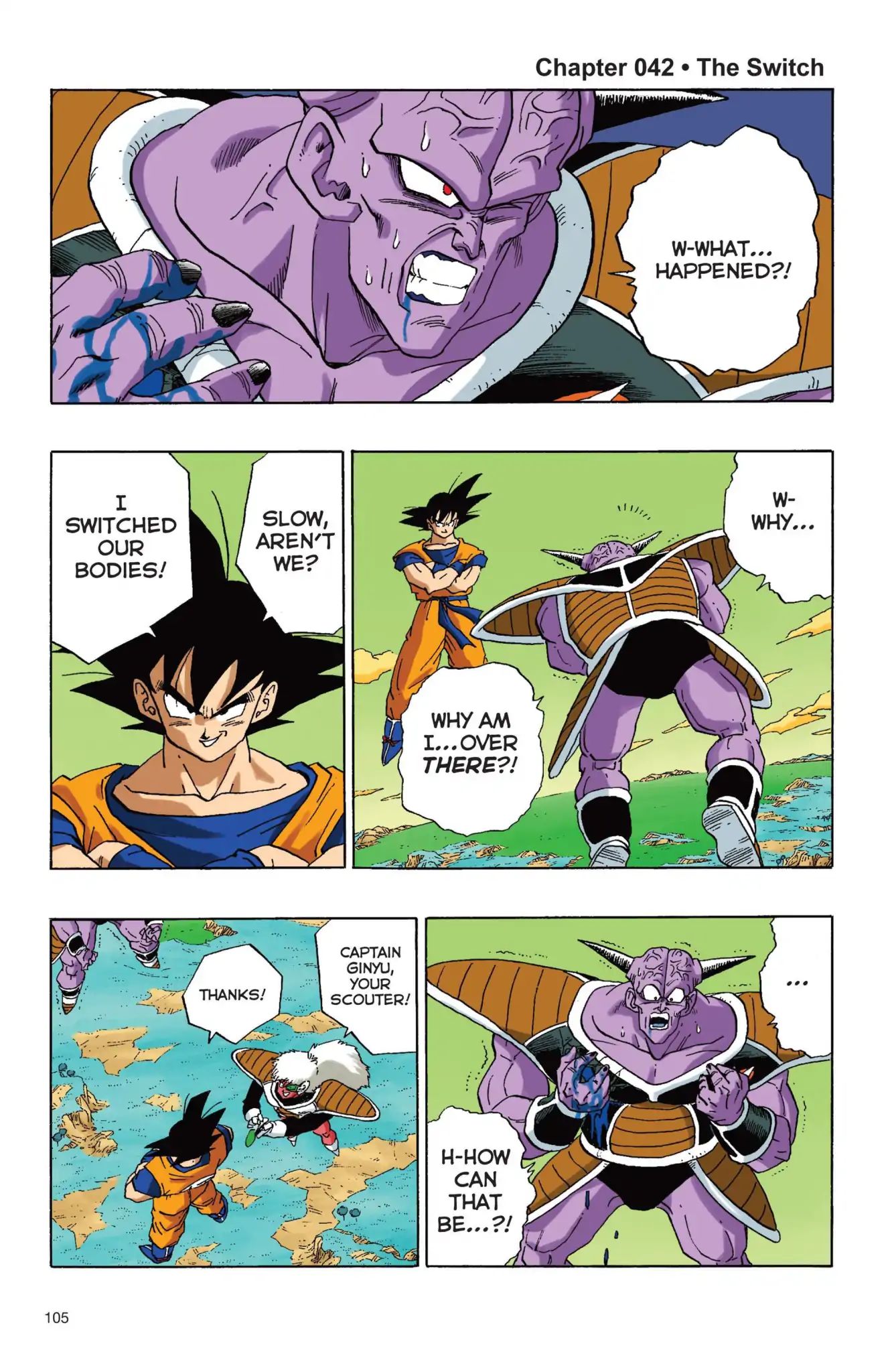 Dragon Ball Full Color Freeza Arc - Vol.3 Chapter 042: The Switch