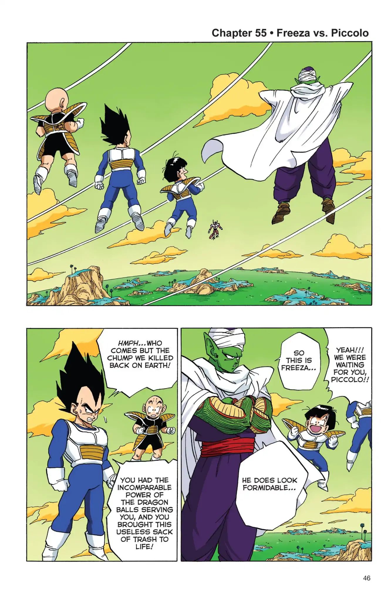 Dragon Ball Full Color Freeza Arc - Vol.4 Chapter 055: Freeza Vs. Piccolo