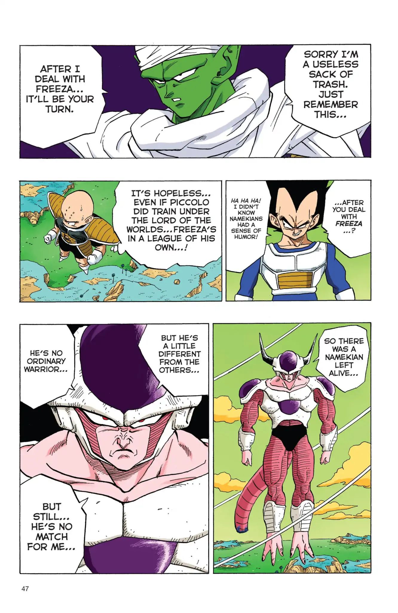 Dragon Ball Full Color Freeza Arc - Vol.4 Chapter 055: Freeza Vs. Piccolo