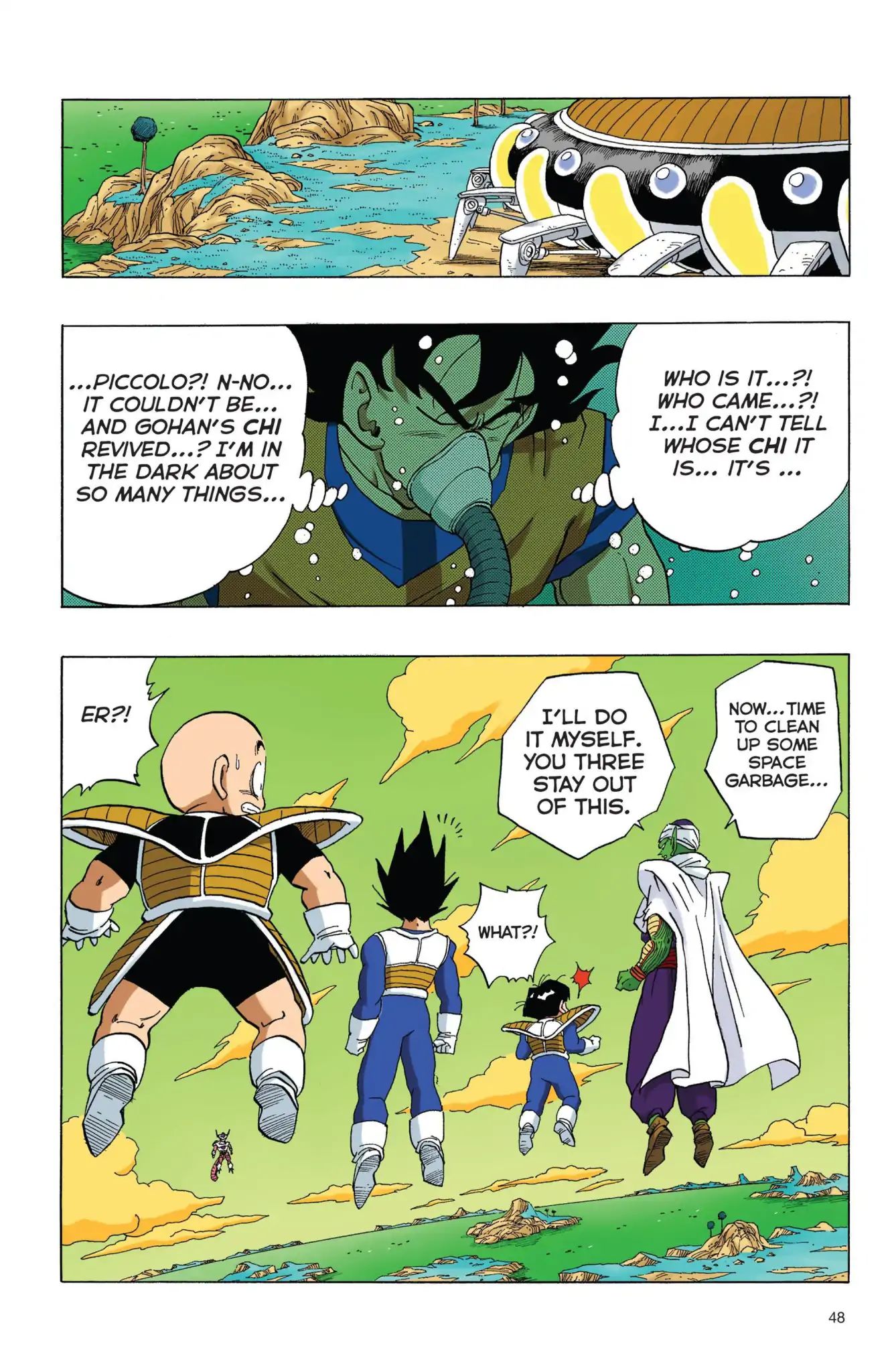 Dragon Ball Full Color Freeza Arc - Vol.4 Chapter 055: Freeza Vs. Piccolo