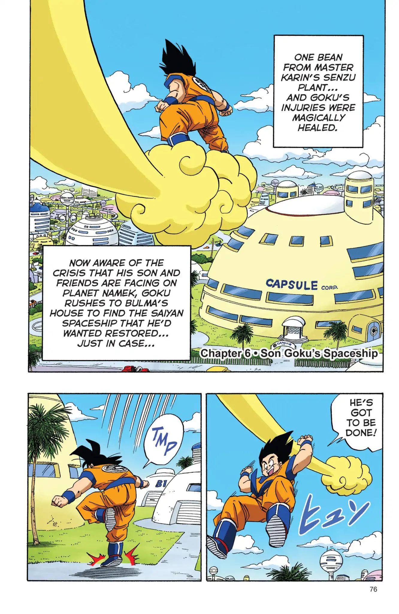 Dragon Ball Full Color Freeza Arc - Vol.1 Chapter 006: Son Goku S Spaceship