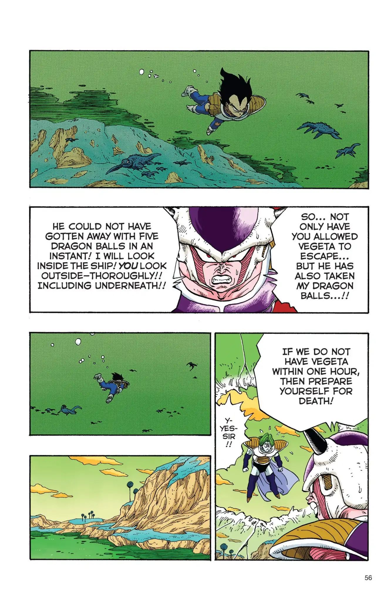 Dragon Ball Full Color Freeza Arc - Vol.2 Chapter 021: Vegeta S Laughter, Freeza S Rage