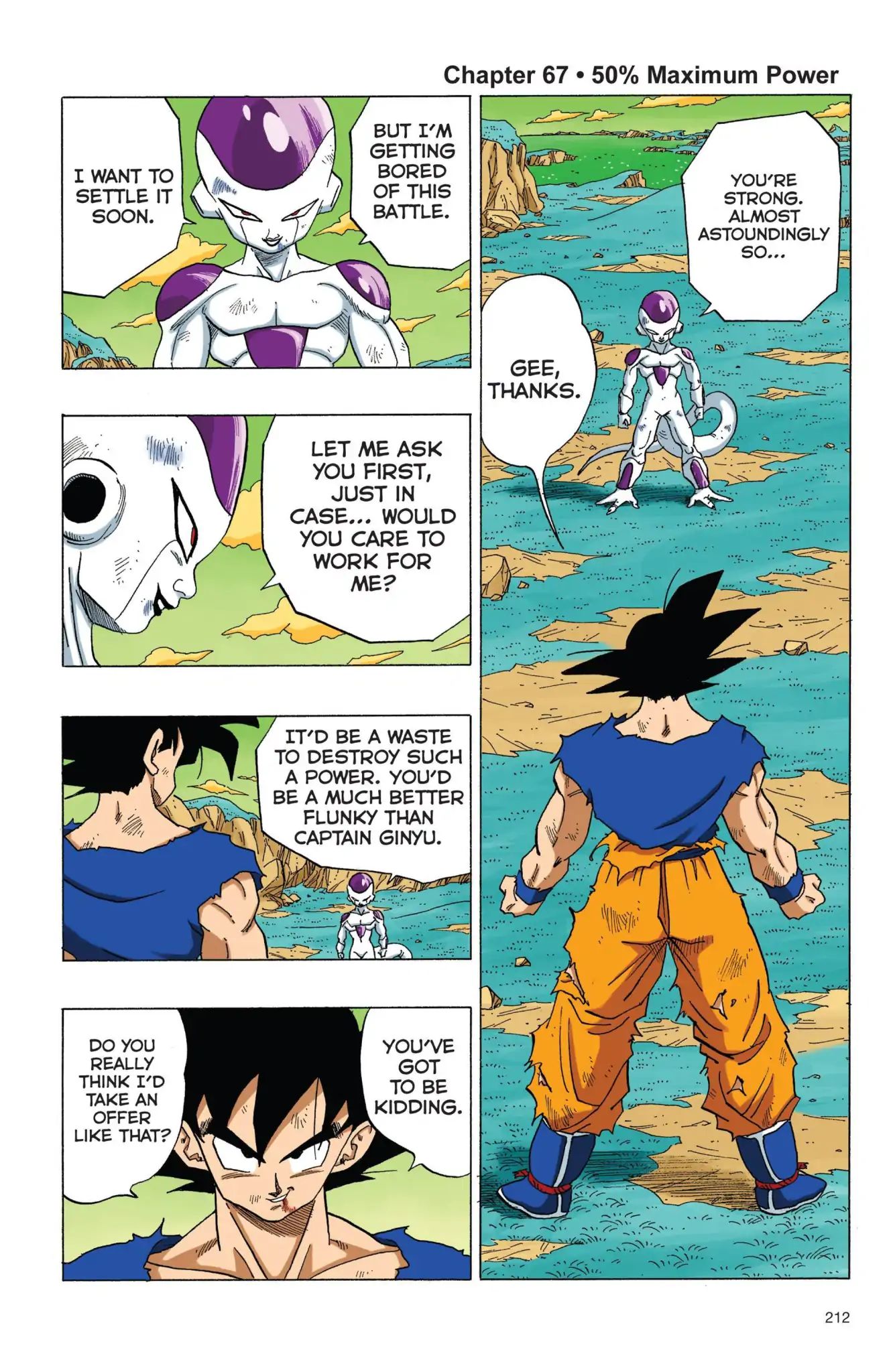 Dragon Ball Full Color Freeza Arc - Vol.4 Chapter 067: 50% Maximum Power