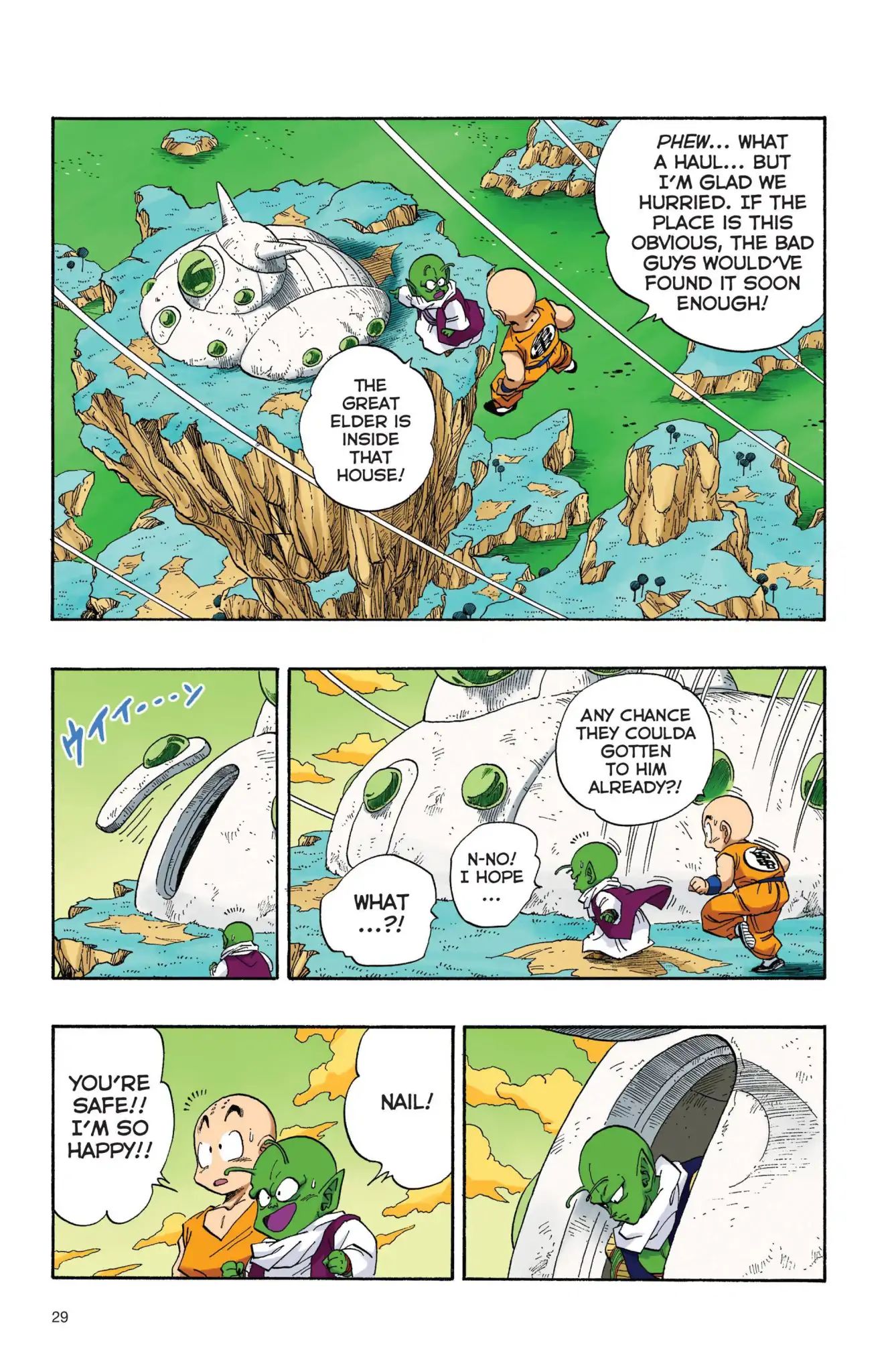 Dragon Ball Full Color Freeza Arc - Vol.2 Chapter 019: The Great Elder S House