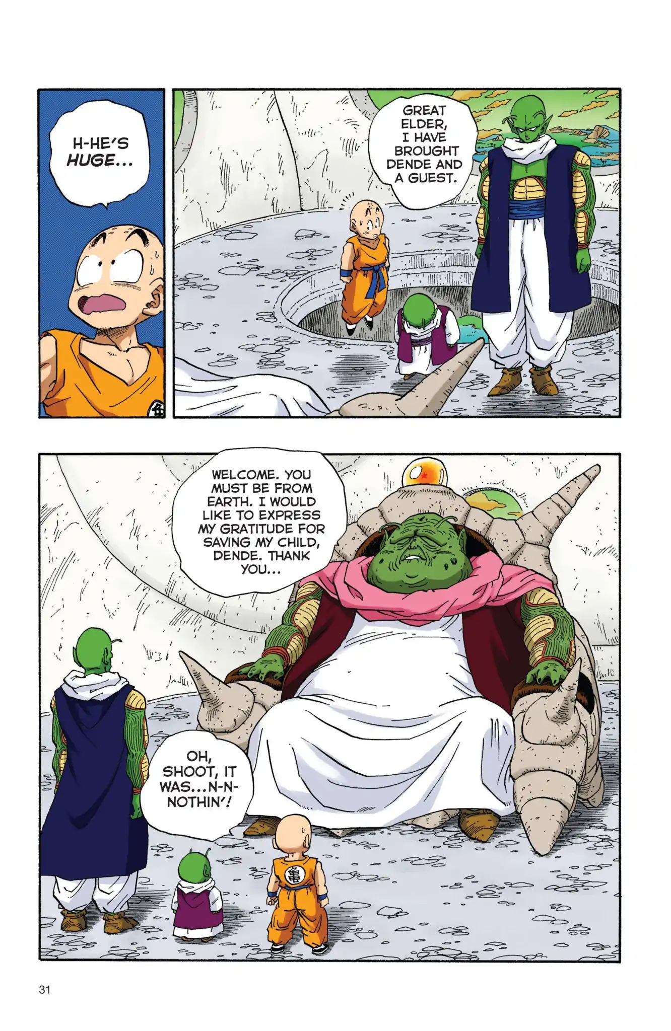 Dragon Ball Full Color Freeza Arc - Vol.2 Chapter 019: The Great Elder S House