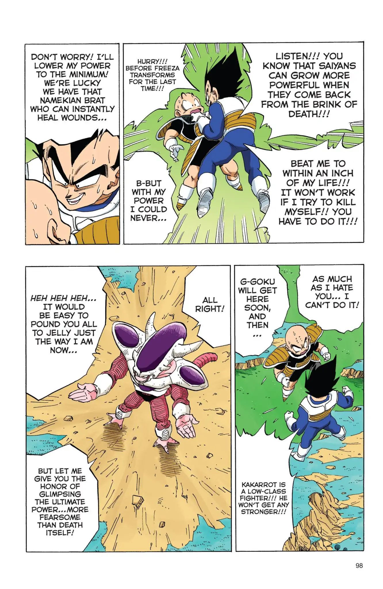 Dragon Ball Full Color Freeza Arc - Vol.4 Chapter 058: Vegeta S Ploy