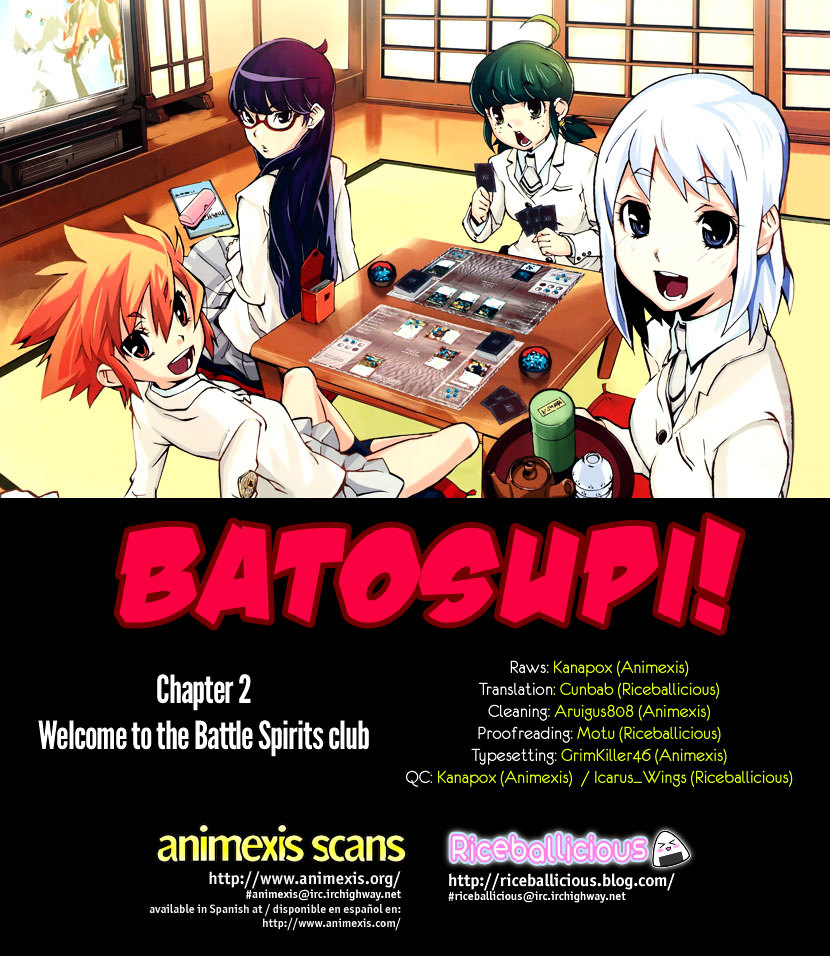 Batosupi! - Chapter 2 : Welcome To The Battle Spirits Club