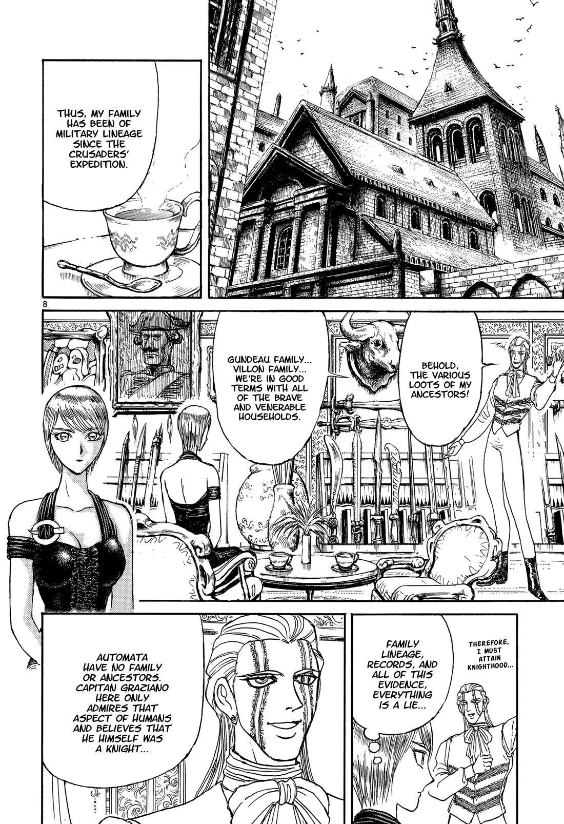 Karakuri Circus - Chapter 375: Deus Ex Machina - Act 42: At Mont-Saint-Michel