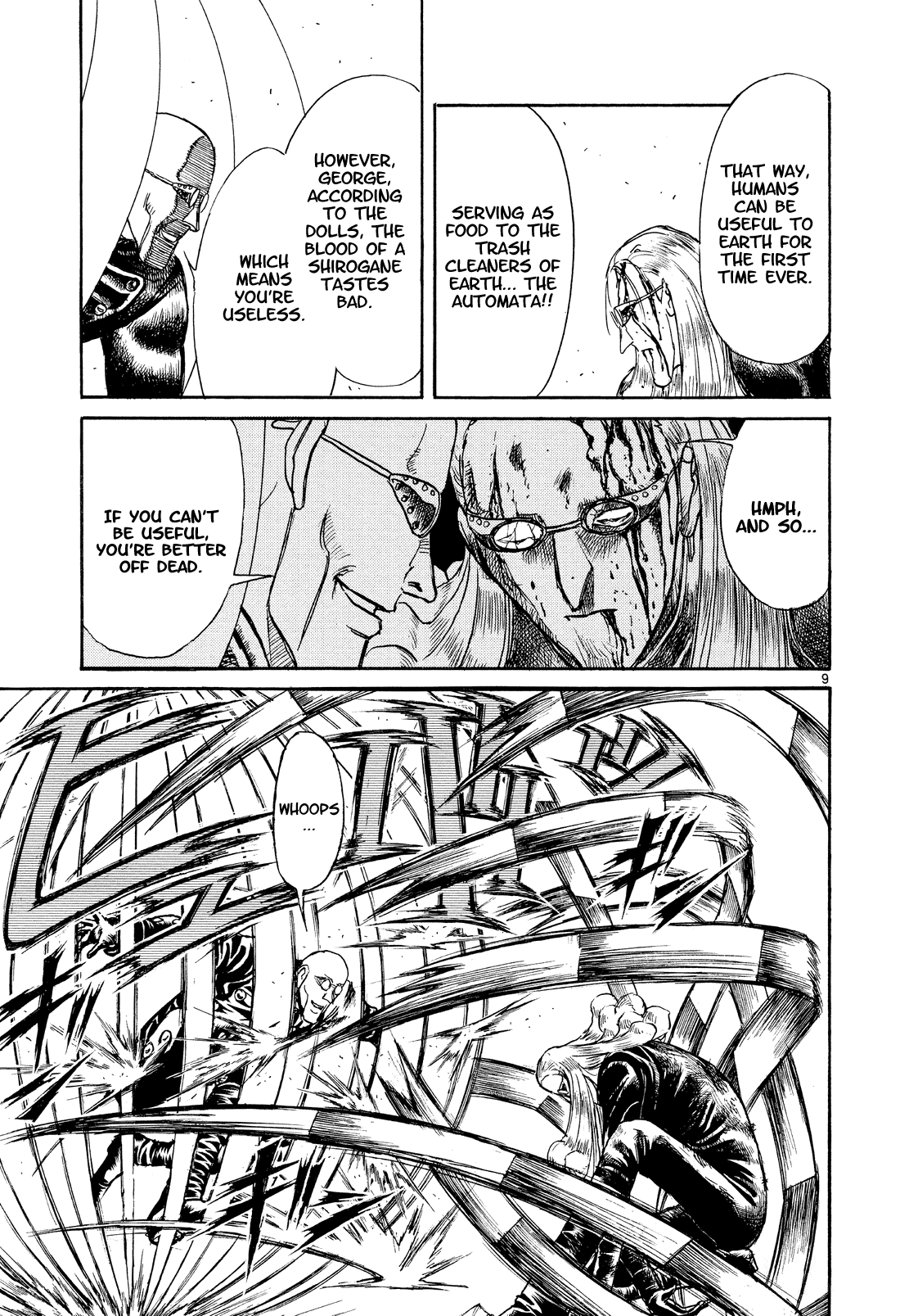 Karakuri Circus - Chapter 363: Deus Ex Machina - Act 30: Demon Dance, Scene 4