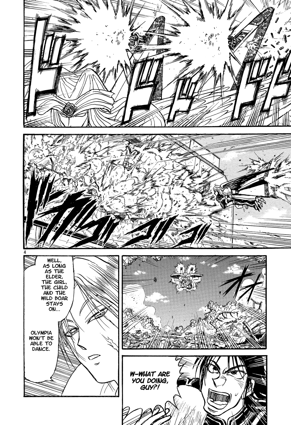 Karakuri Circus - Chapter 350: Deus Ex Machina - Act 17: Guy's Determination